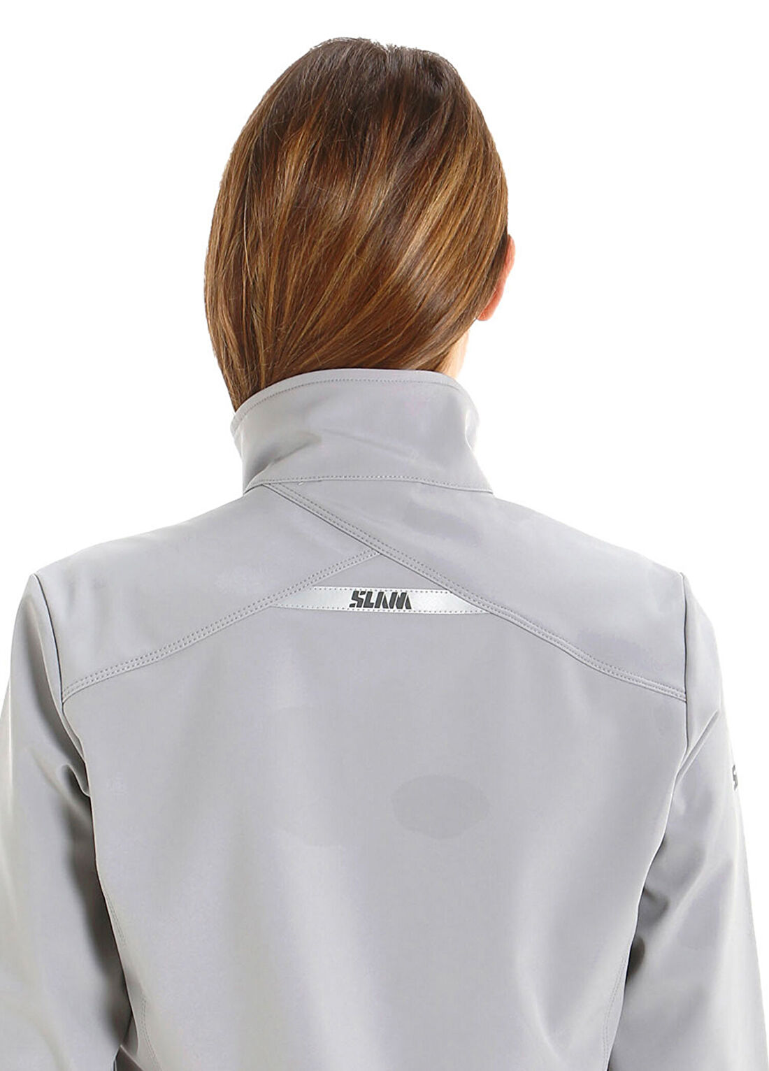Slam Act Ws Softshell Gri Kadın Spor Ceket görsel 4