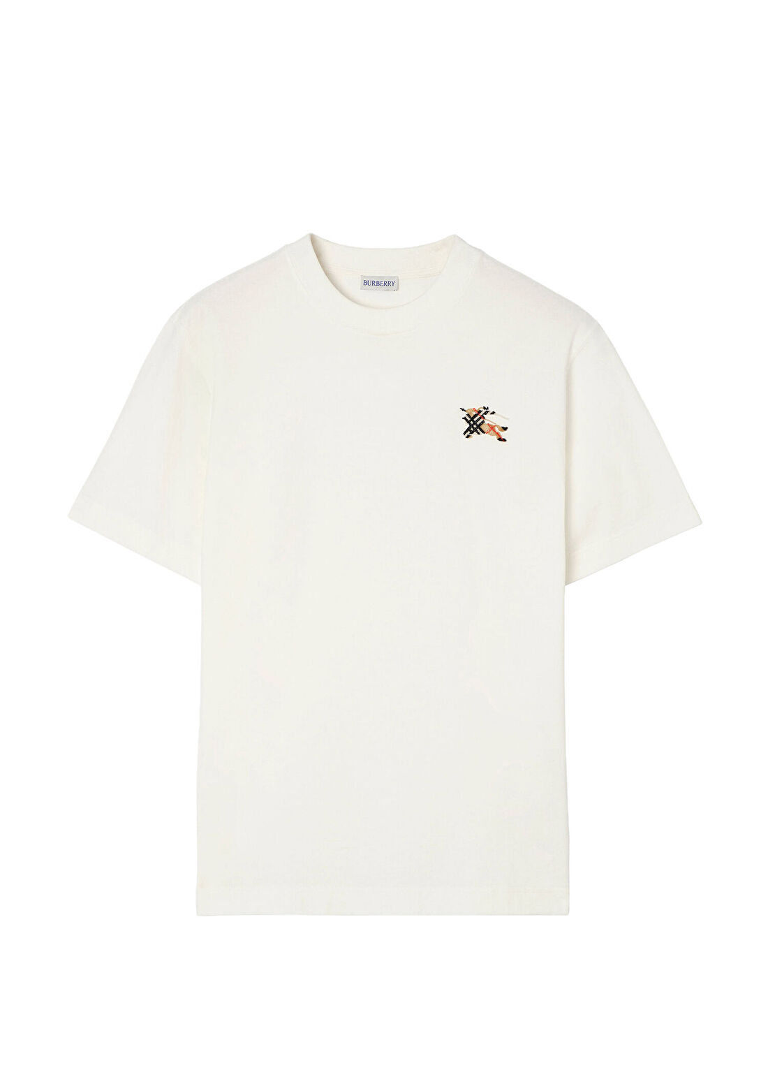 Burberry Seth Tfg Ekd Beyaz Kısa Kollu Erkek T-Shirt