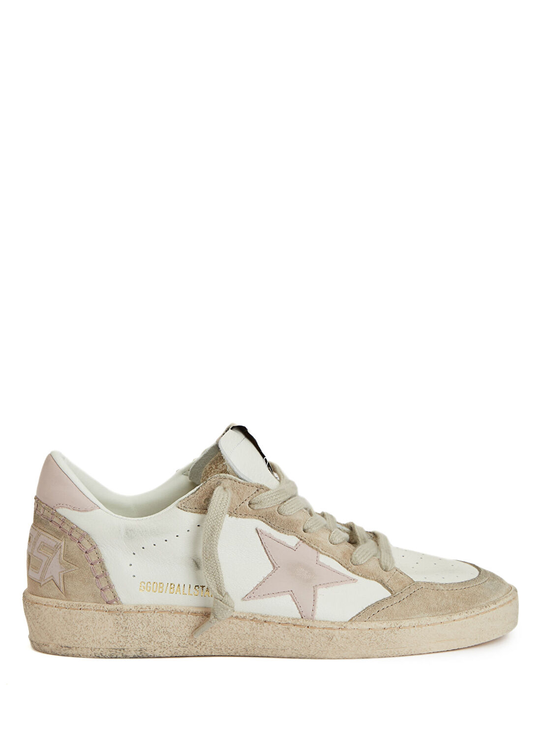 Golden Goose BallStar Bej Kahve Kadın Deri Sneaker