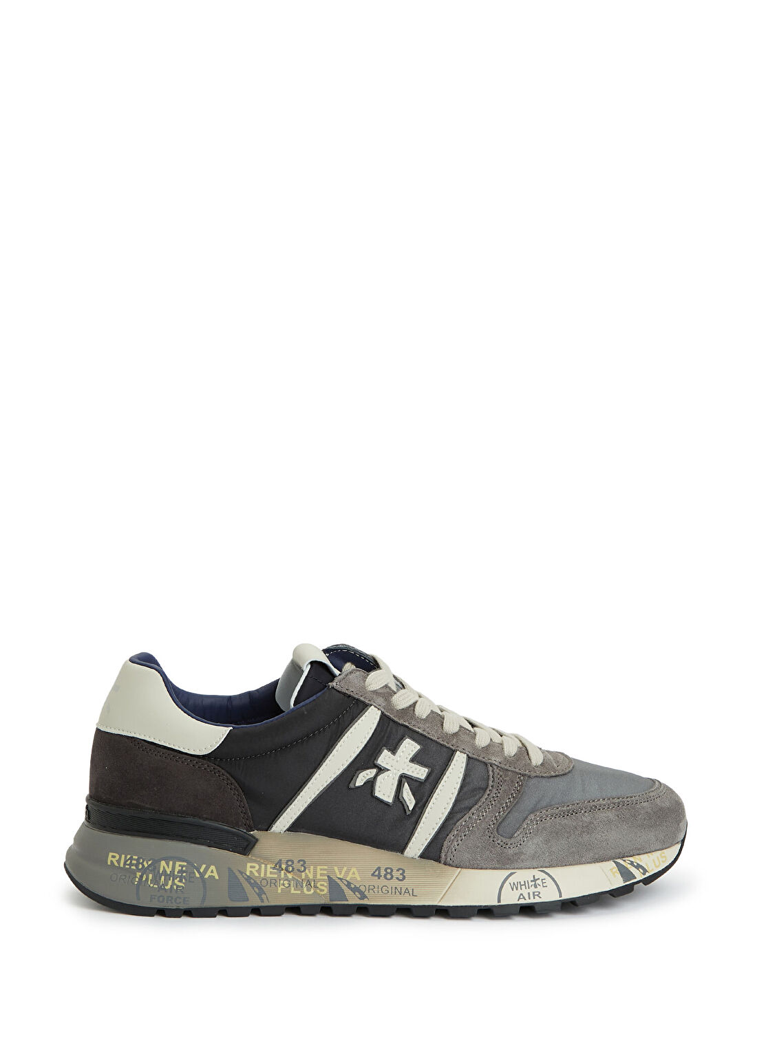 Premiata Lander Gri Erkek Deri Sneaker