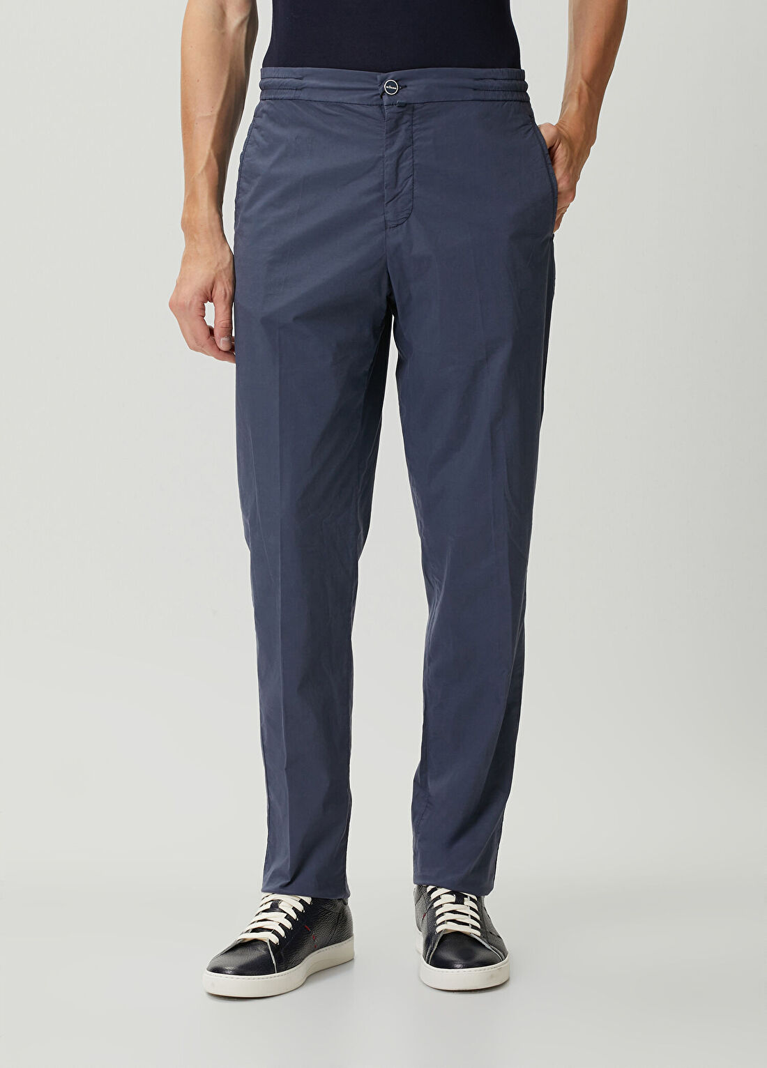 Kiton Petrol Pantolon görsel 3