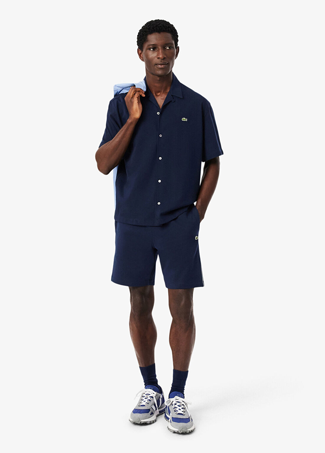 Lacoste Lacivert Regular Fit Erkek Şort