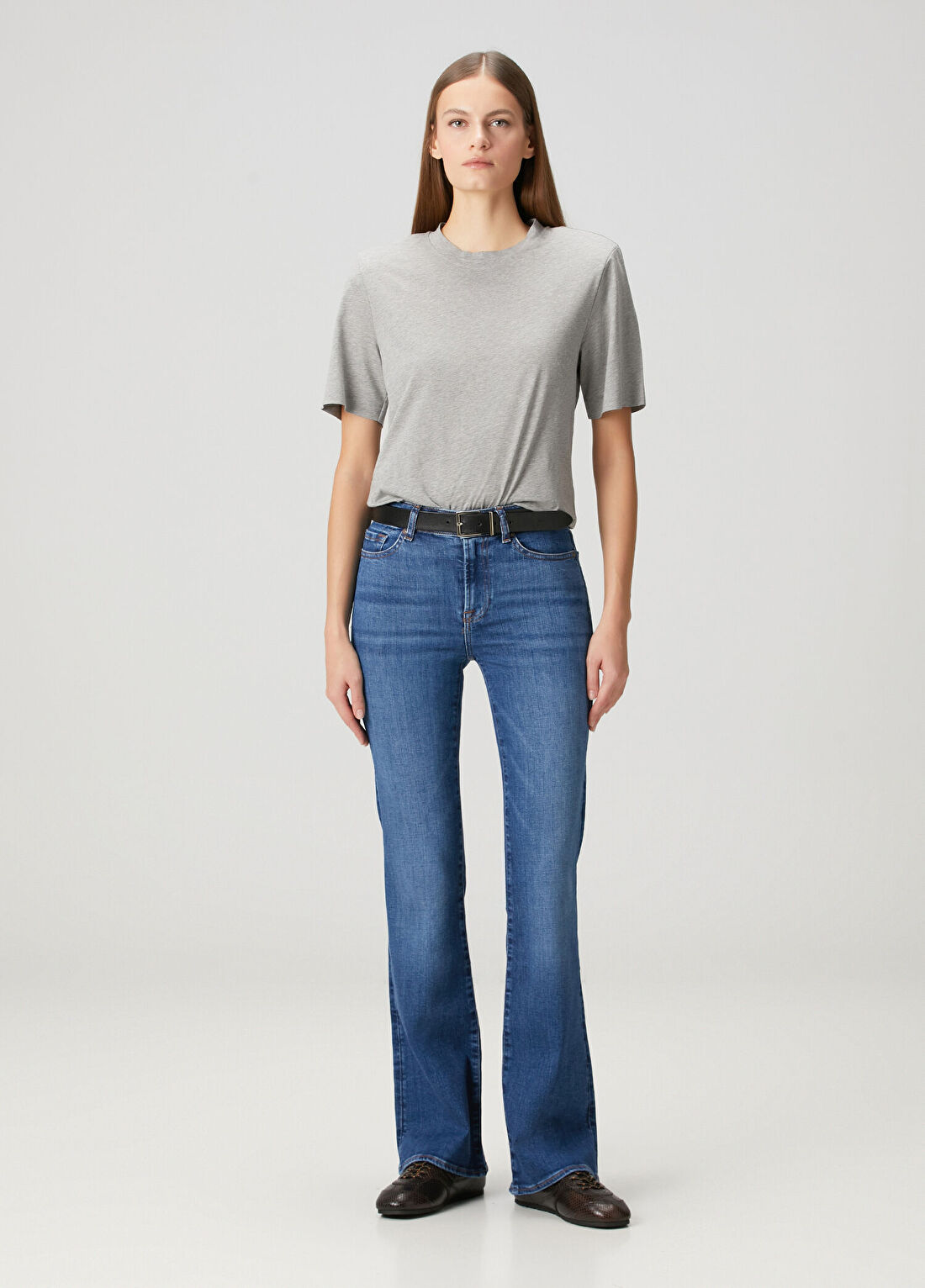 7 For All Mankind The Leggy Bootcut Mavi Jean Pantolon