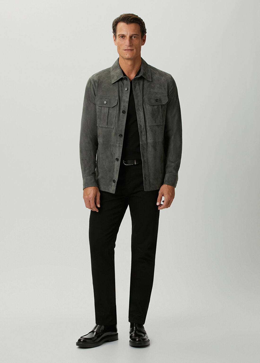Beymen Collection Siyah V Yaka Yün Kazak görsel 3