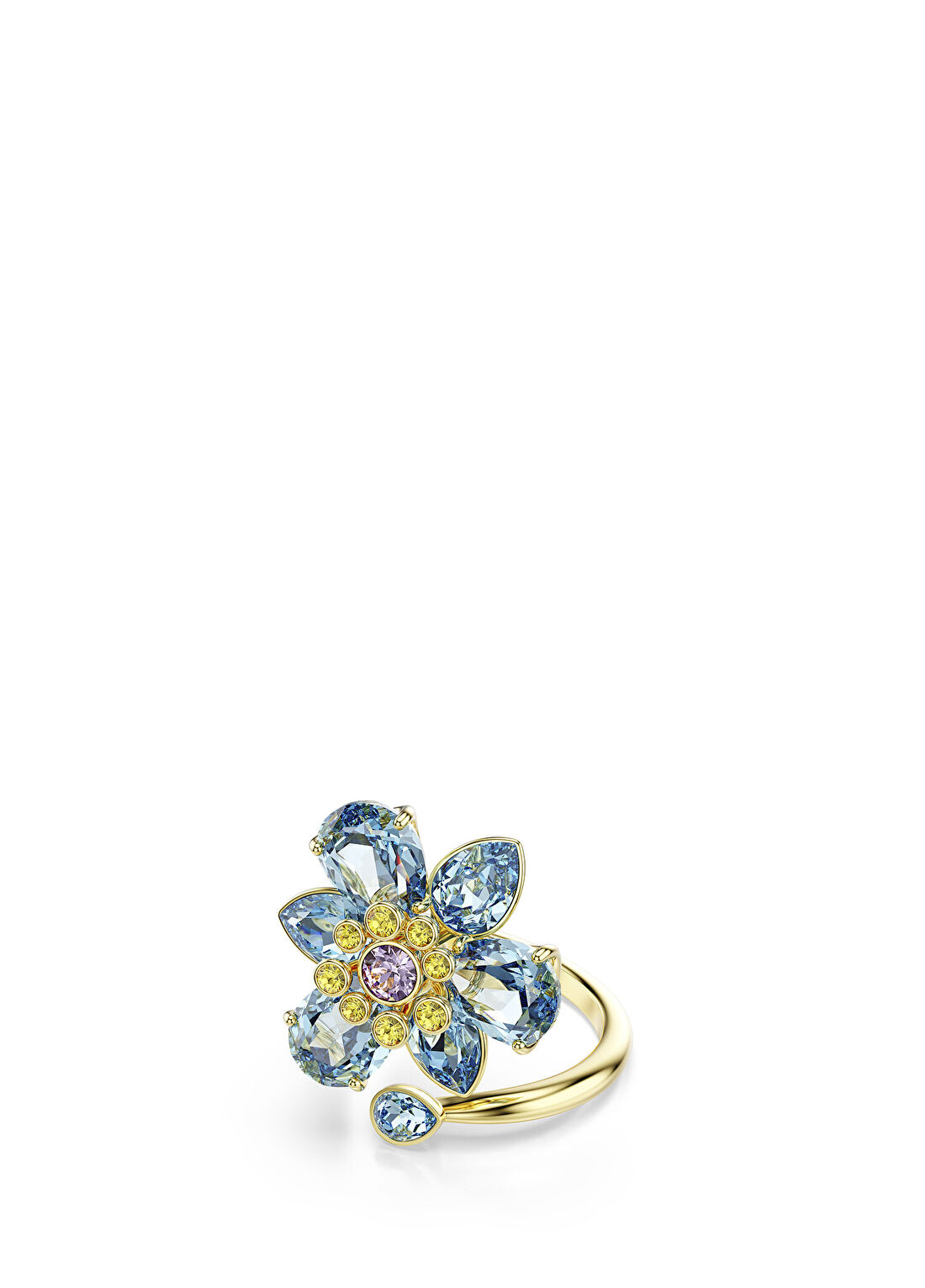 Swarovski Idyllıa Rıng Blue Mul Gos Kadın Yüzük