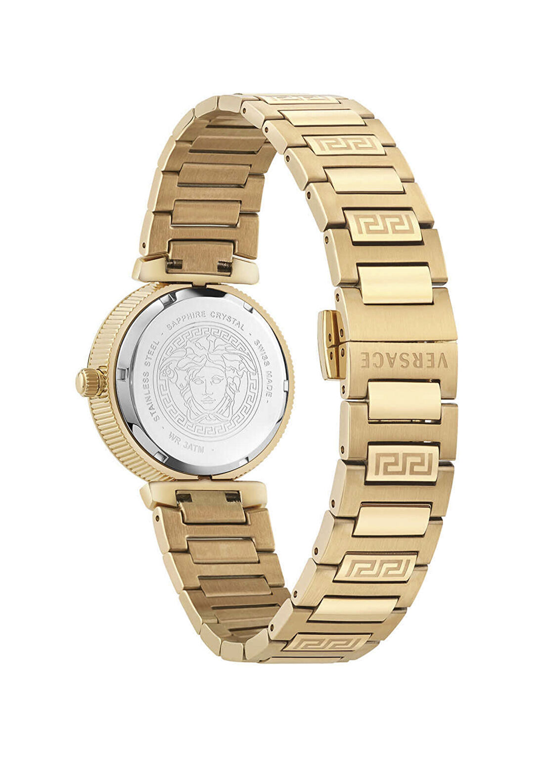 Versace VRSCVEKRA0626 Daphins Restyling Altın Rengi Çelik Kadın Kol Saati görsel 3