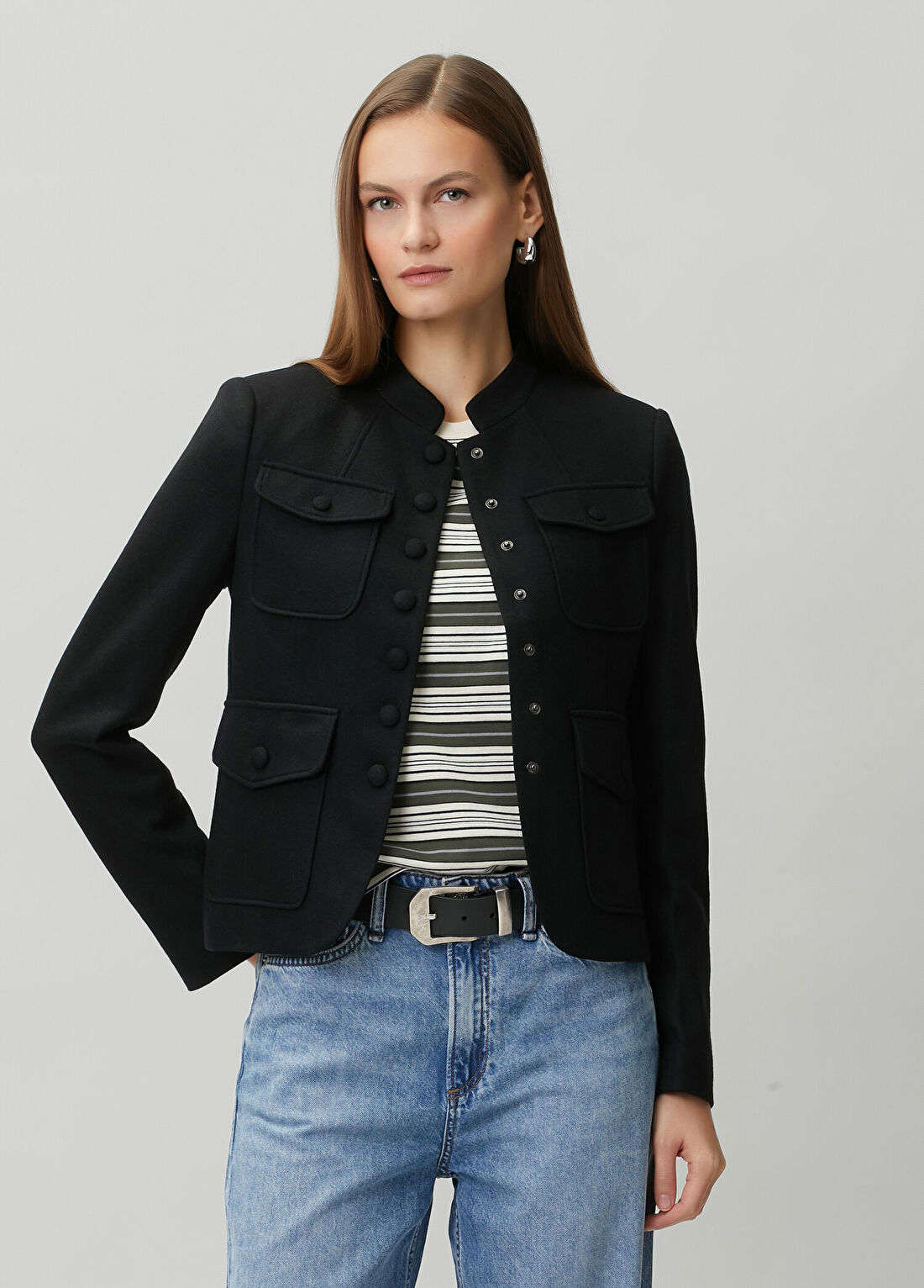 Rag&Bone Mercer Siyah Yün Blazer