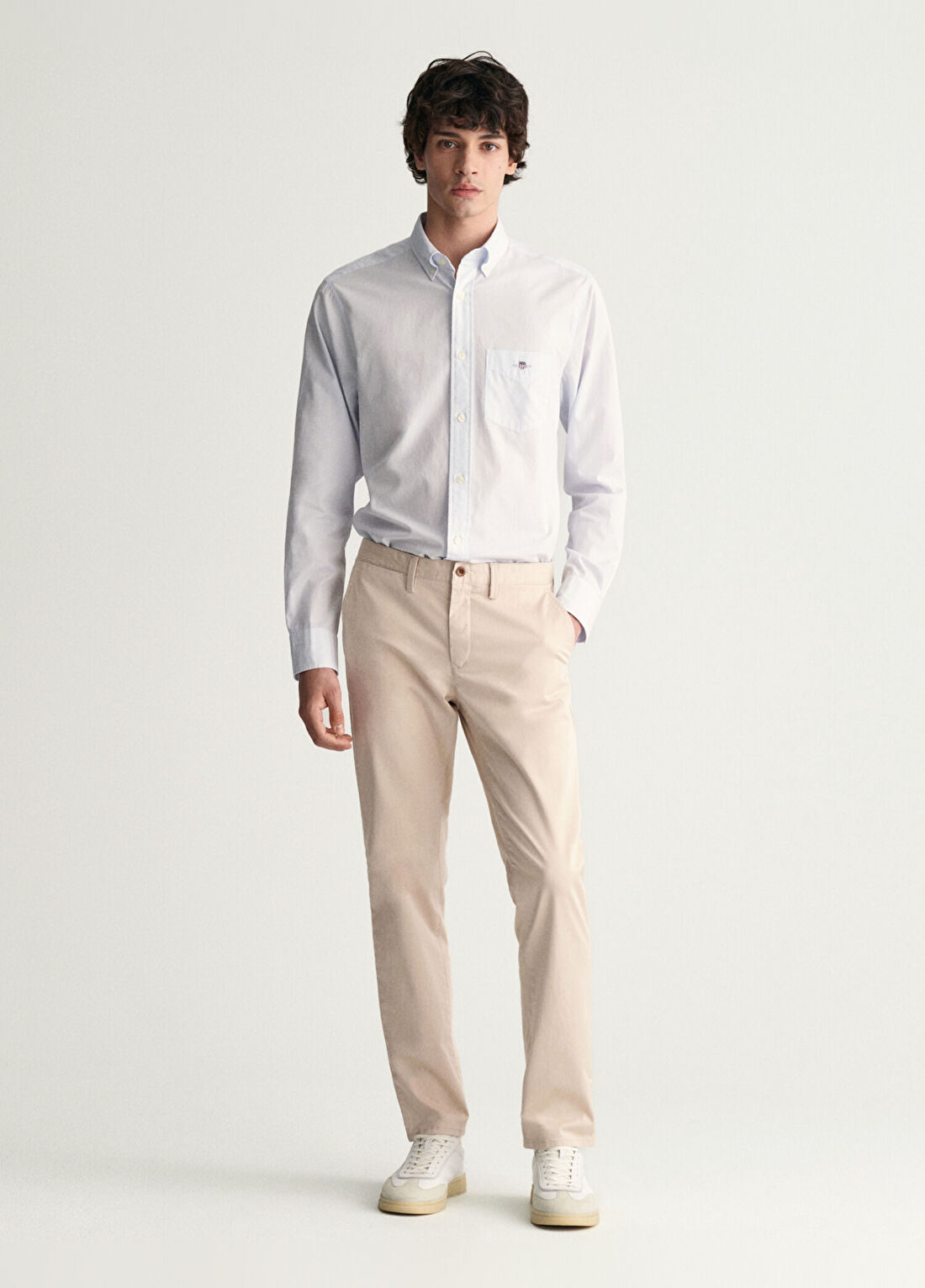 Gant Slim Fit Krem Erkek Pantolon