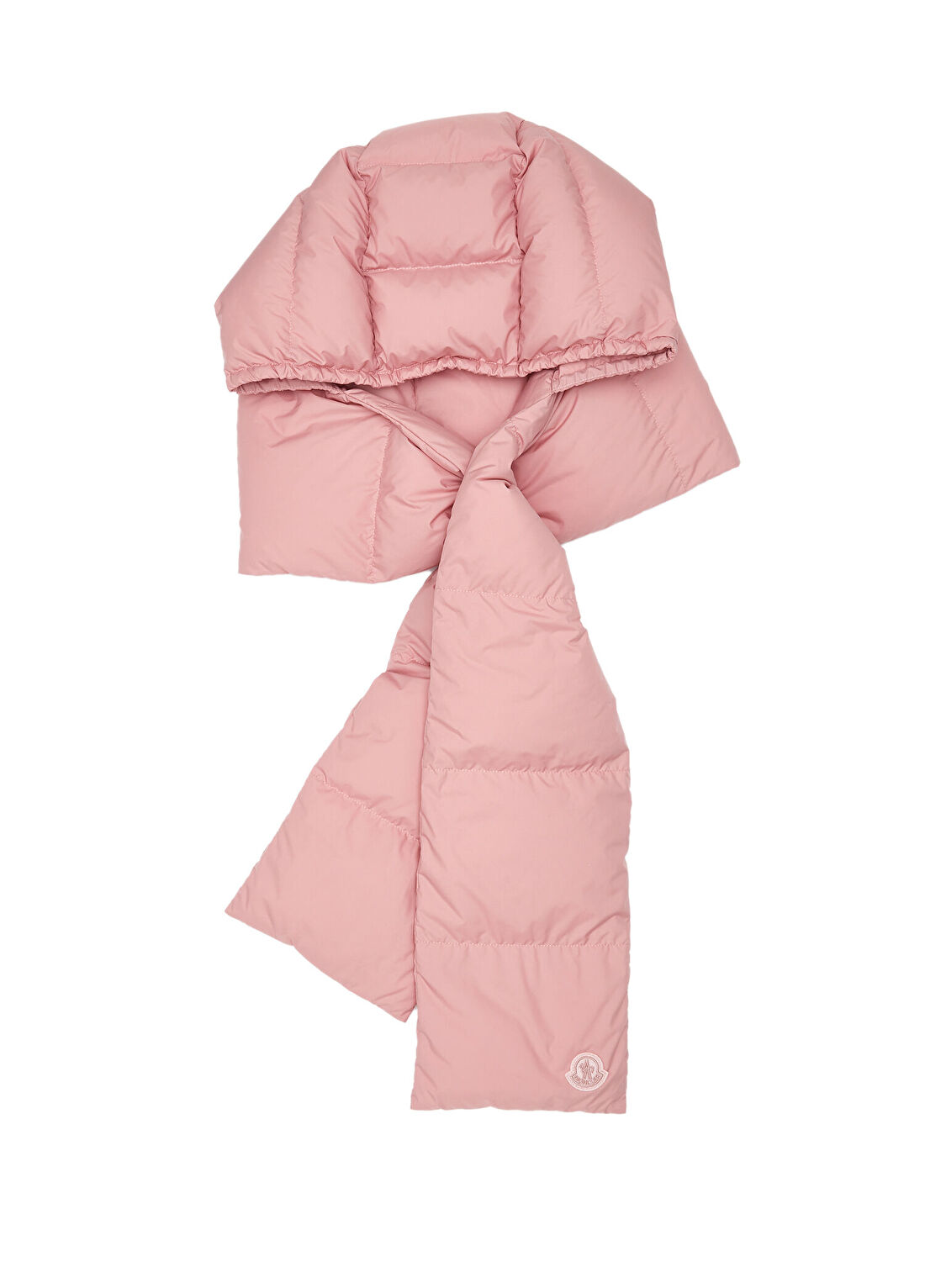 Moncler Pembe Kapüşonlu Kadın Puffer Atkı