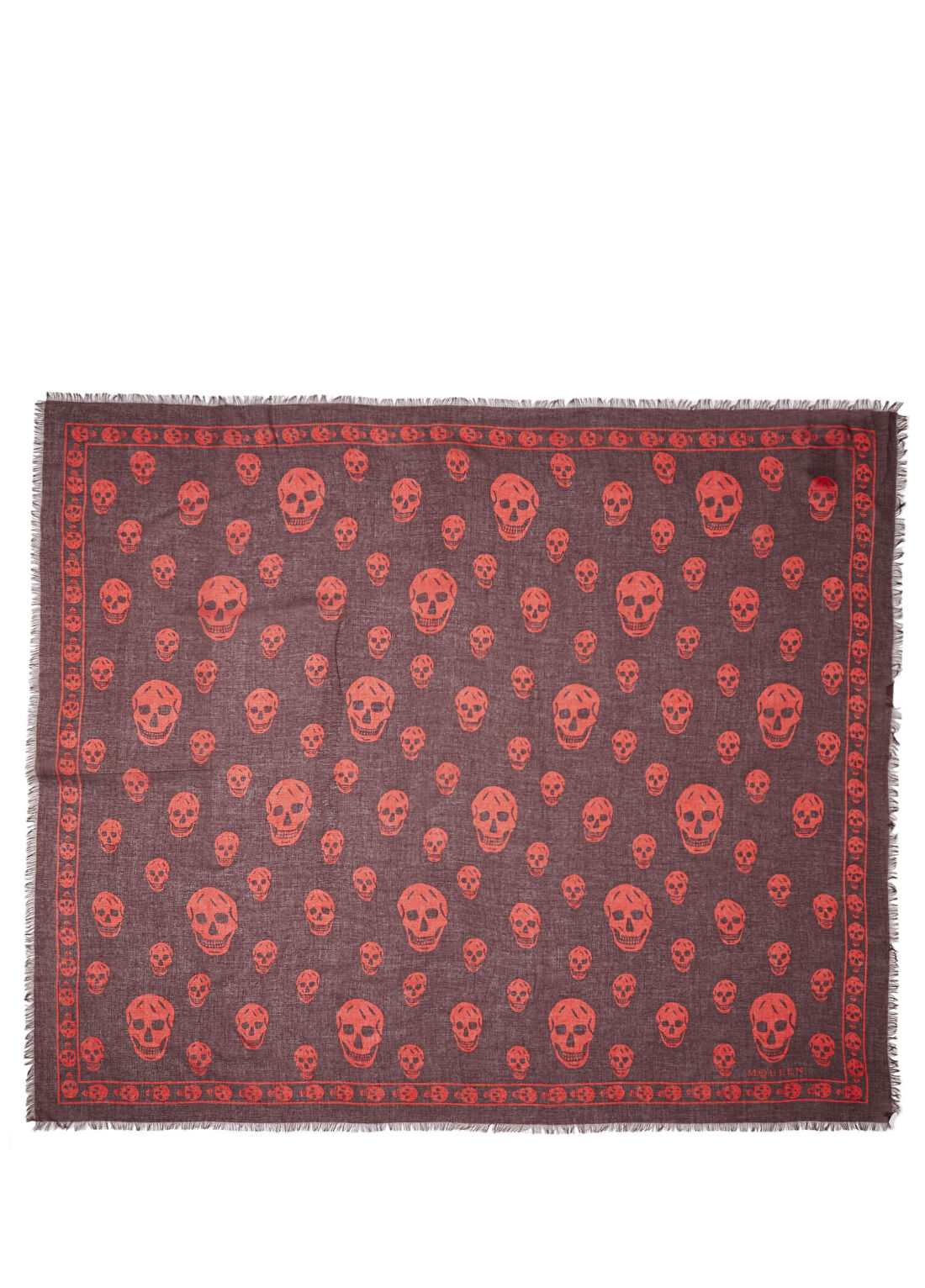 McQueen Bordo Erkek Şal