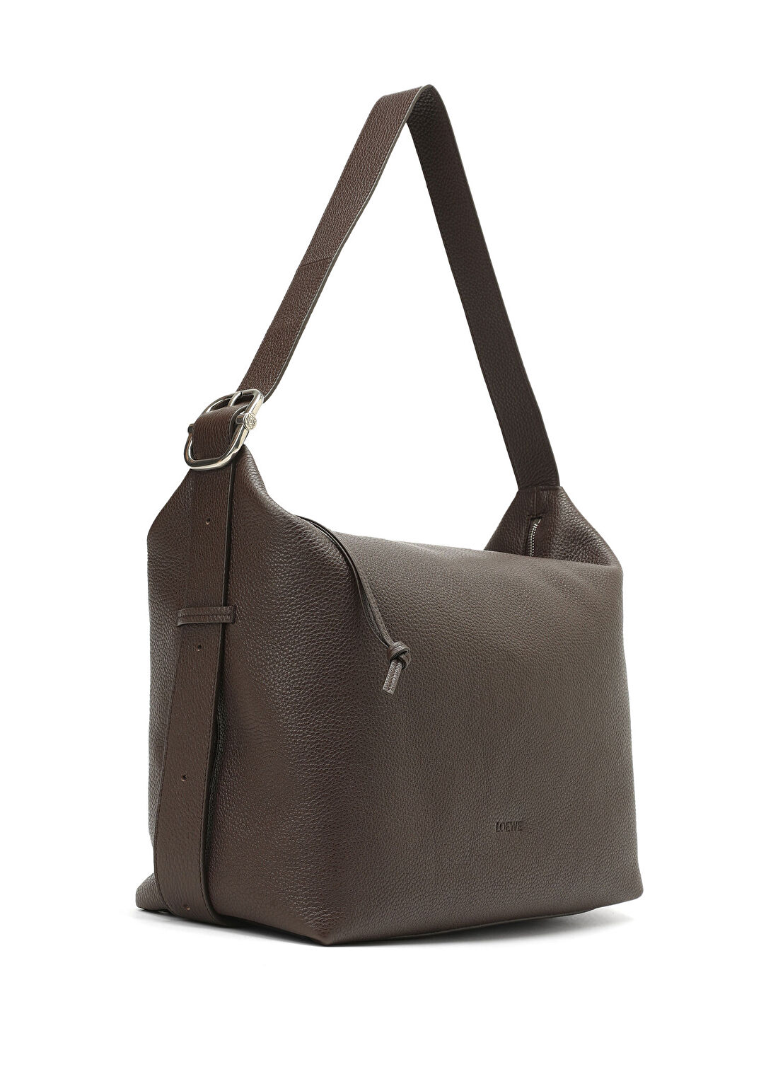 Loewe Loop Large Koyu Kahverengi Erkek Deri Çanta görsel 2