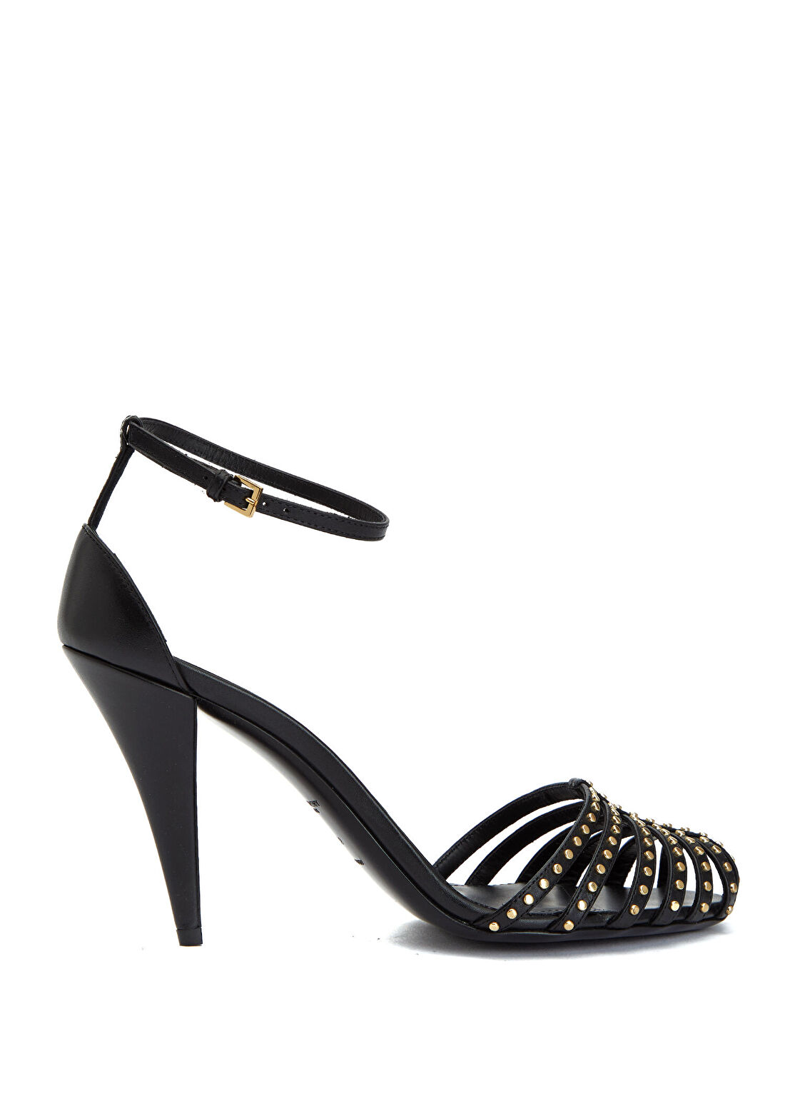 Givenchy Cage Siyah Kadın Deri Sandalet