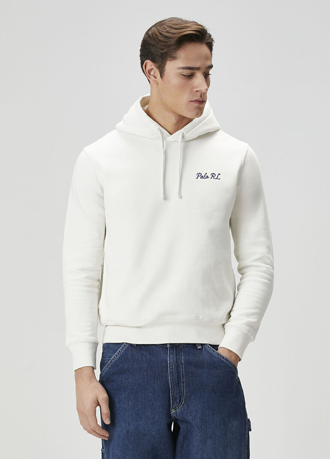 Polo Ralph Lauren Beyaz Kapüşonlu Sweatshirt