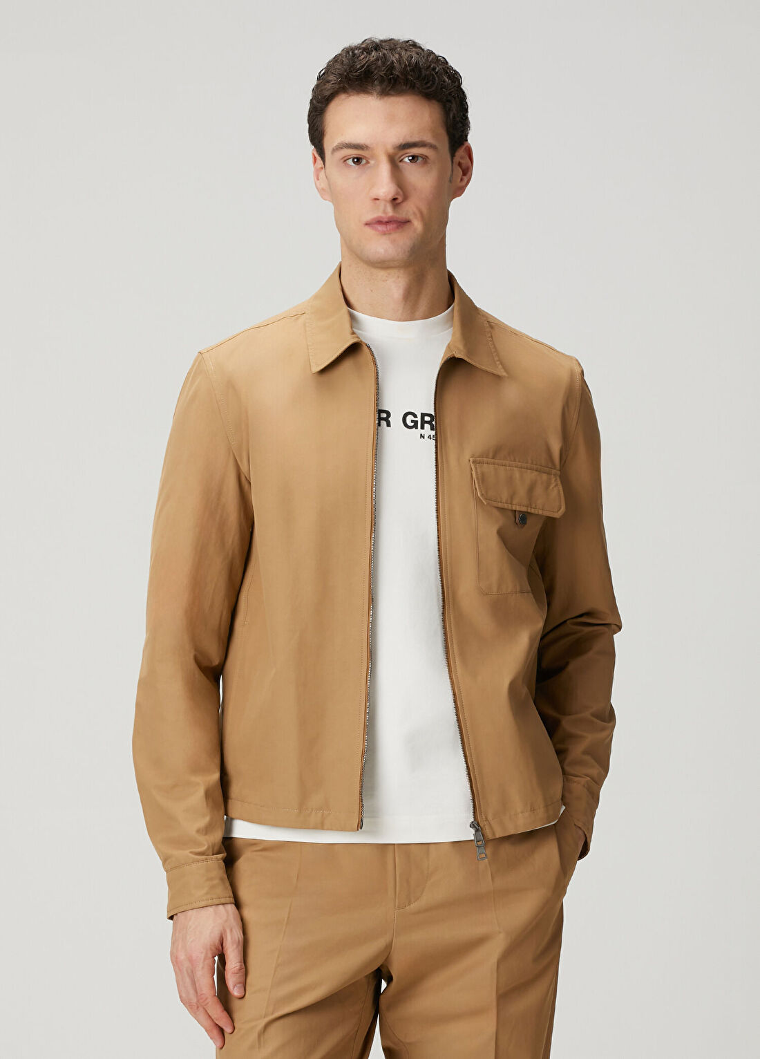 Moncler Bej Dış Gömlek