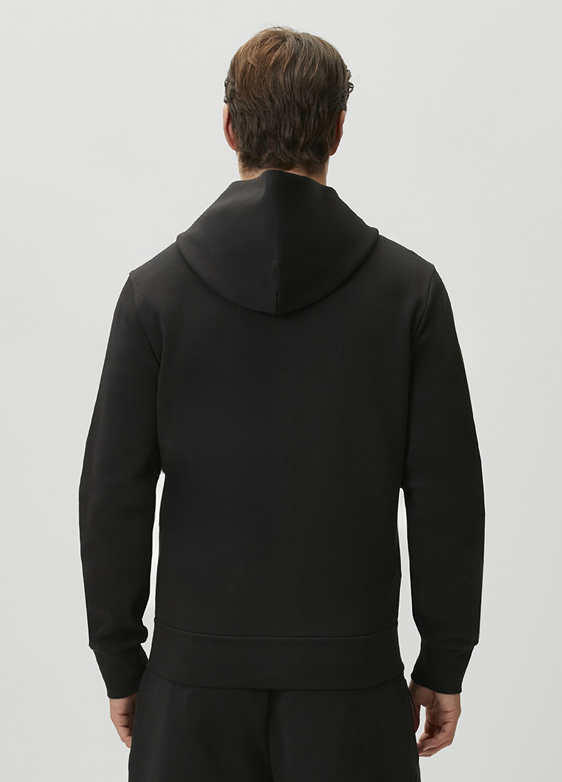 Moncler Siyah Kapüşonlu Sweatshirt görsel 4