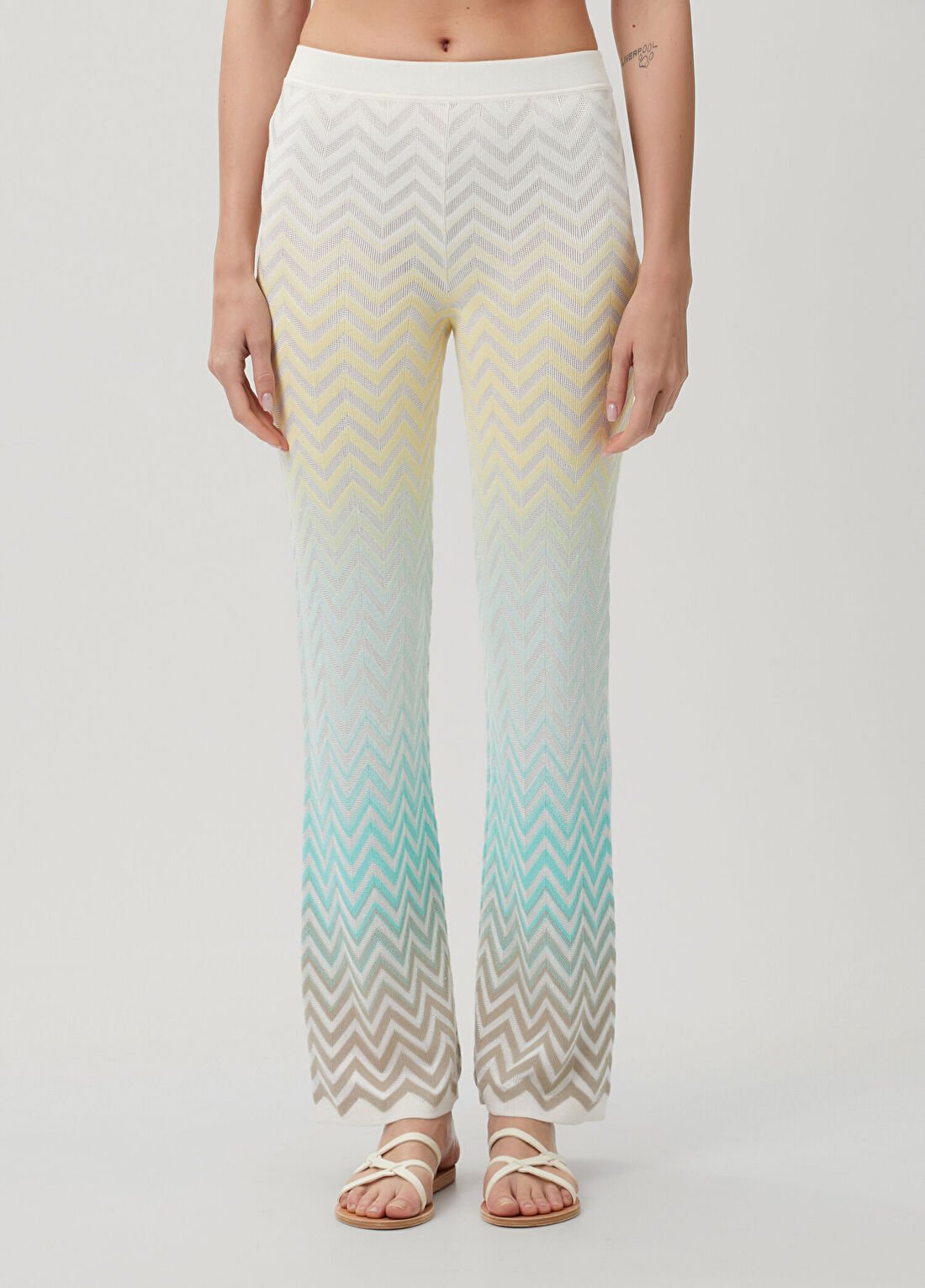 Missoni Sarı Mavi Degrade Pantolon görsel 2