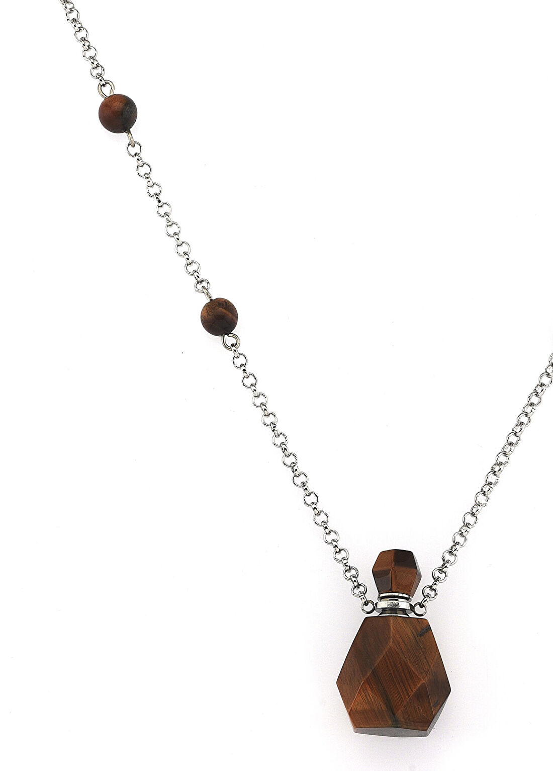 Gwelry Tigerseye Scent Doğal Taş Kadın Kolye görsel 3