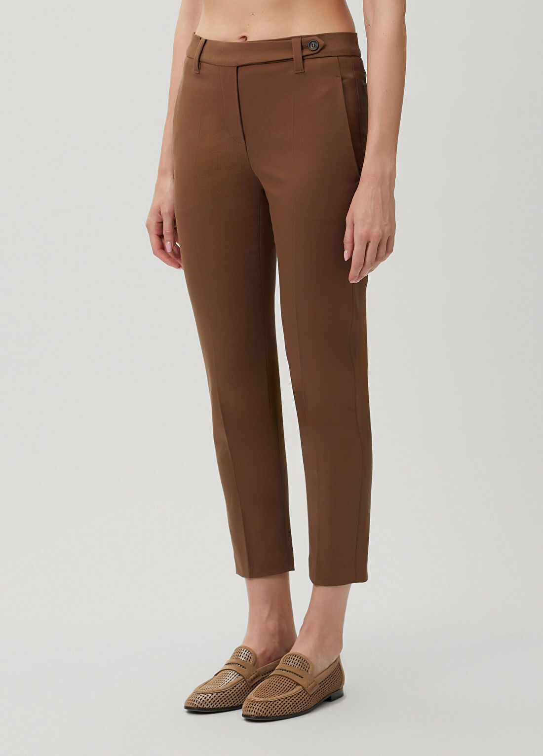 Brunello Cucinelli Kahverengi Pantolon görsel 3