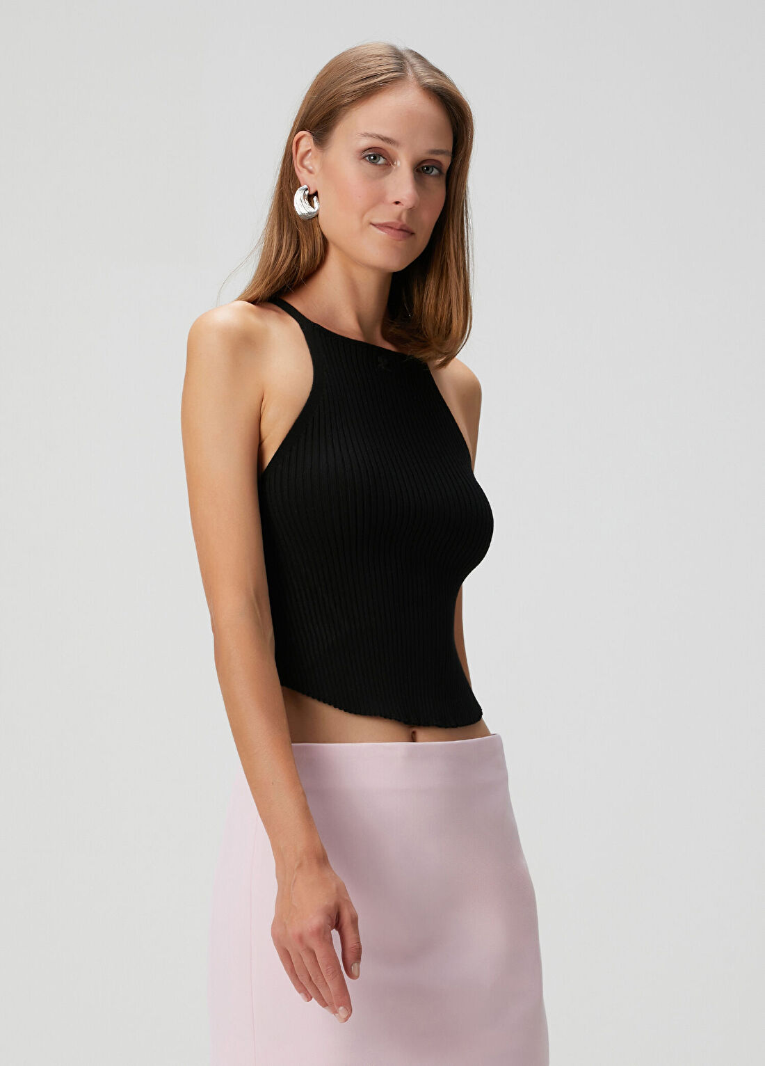 Courreges Siyah Ribli Atlet görsel 3