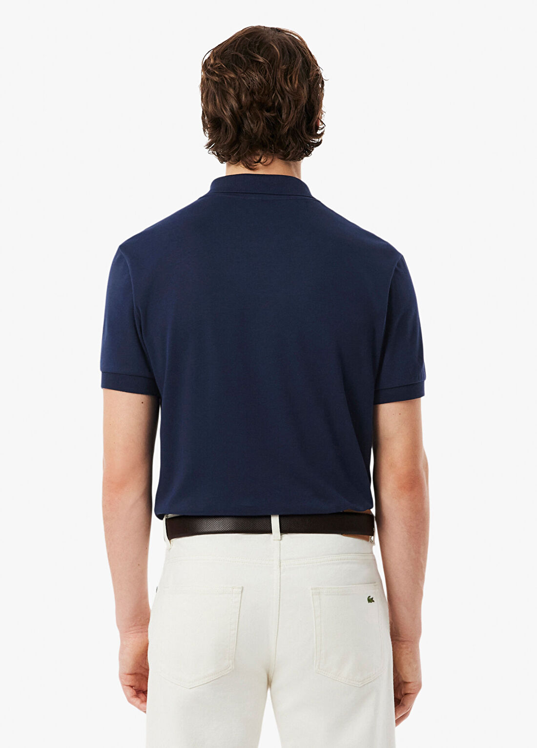 Lacoste Lacivert Polo Yaka Regular Fit Kısa Kollu Erkek T-Shirt görsel 3