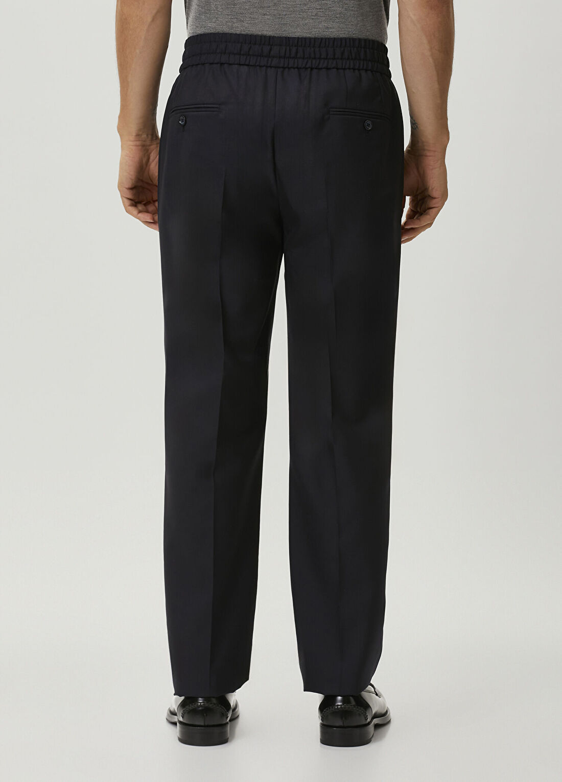 Dolce&Gabbana Lacivert Yün Pantolon görsel 3