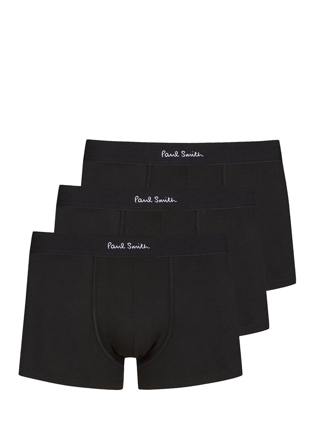Paul Smith Siyah 3lü Logo Bantlı Boxer Set