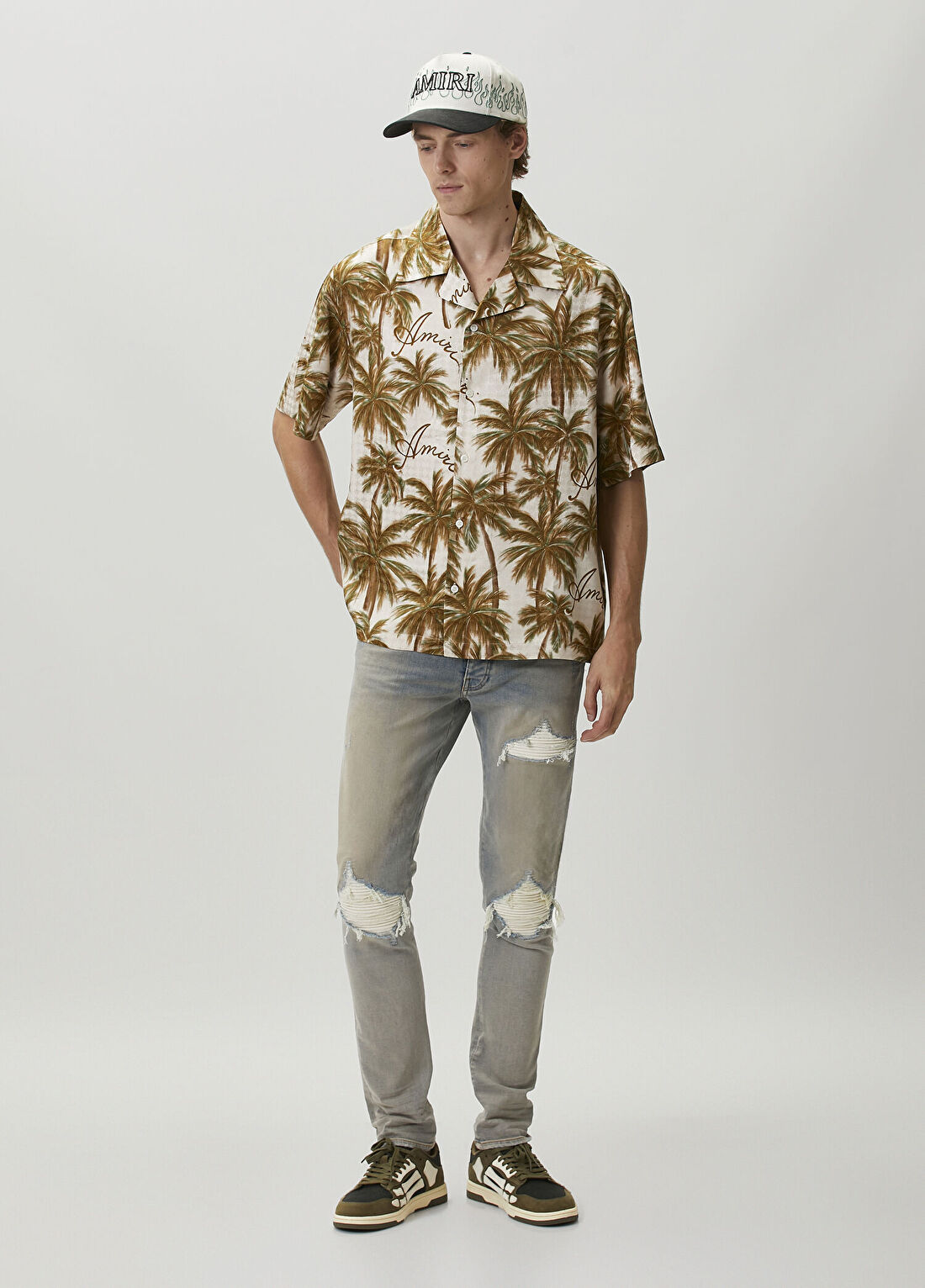 Amiri MX1 Ultrasuede Açık Mavi Jean Pantolon