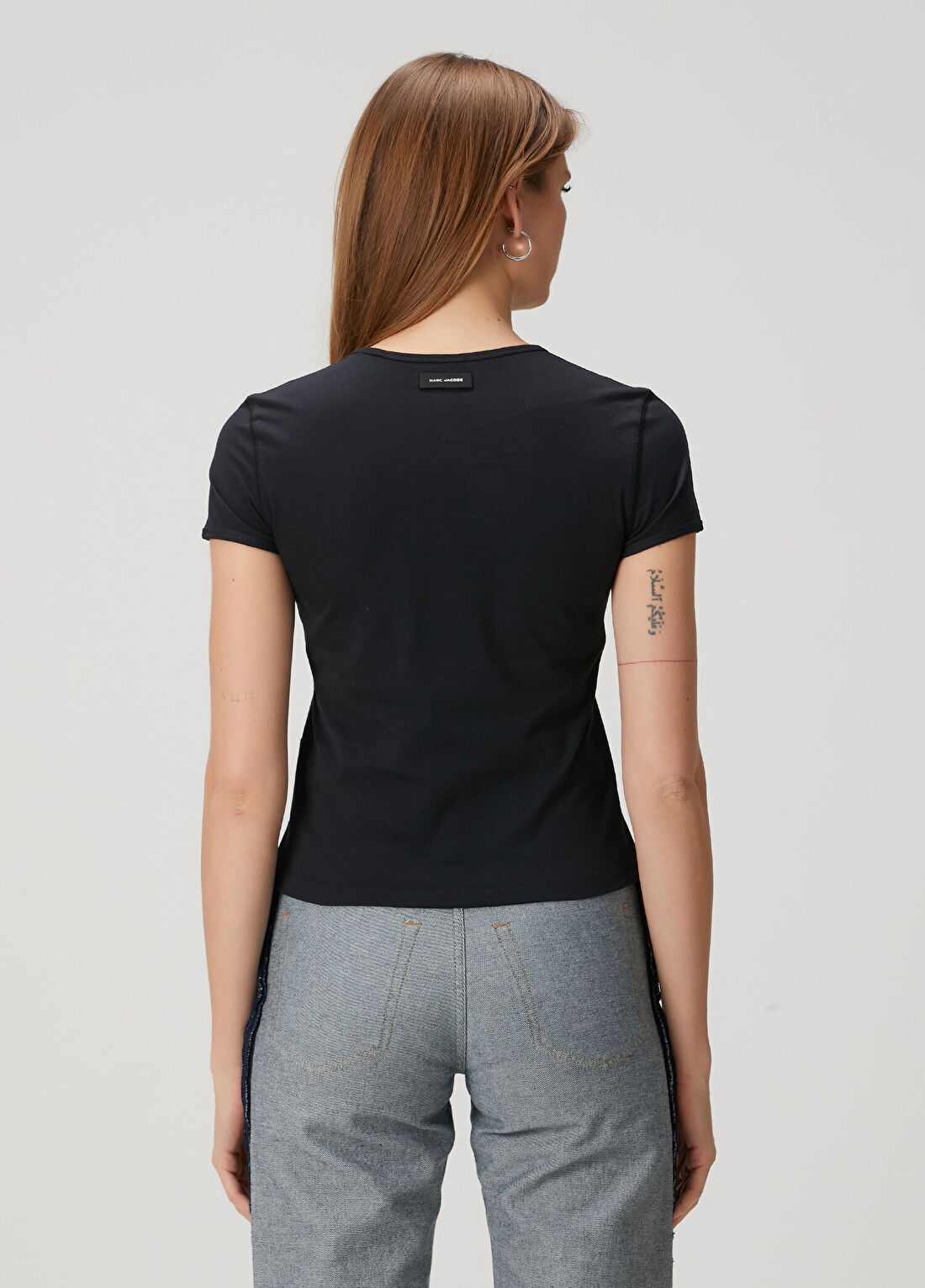 Marc Jacobs Perfect Siyah T-shirt görsel 4