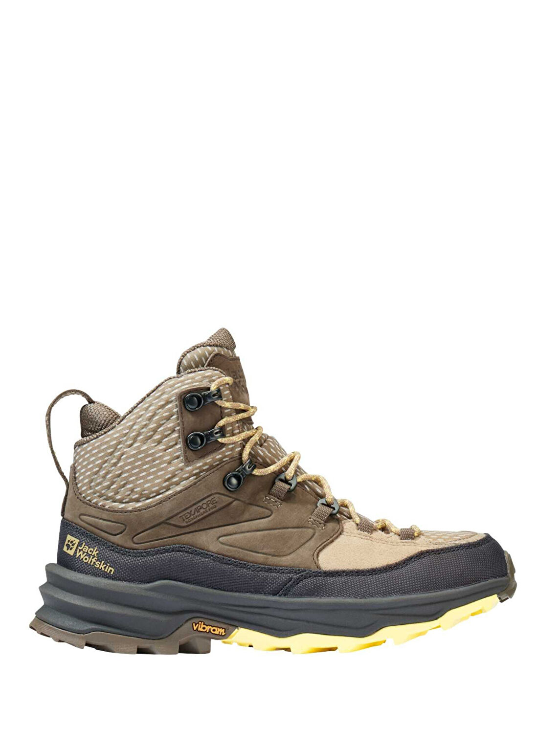 Jack Wolfskin Cyrox Texapore Mid Bej Kadın Bot