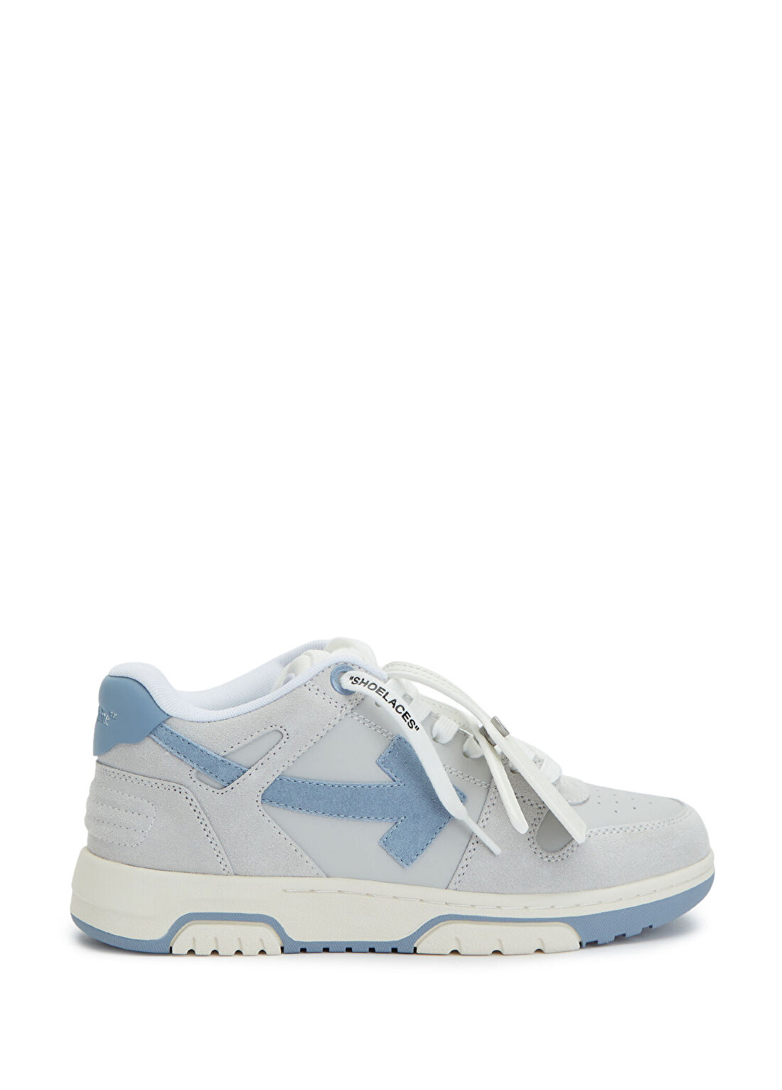 Off-White Açık Gri Kadın Deri Sneaker