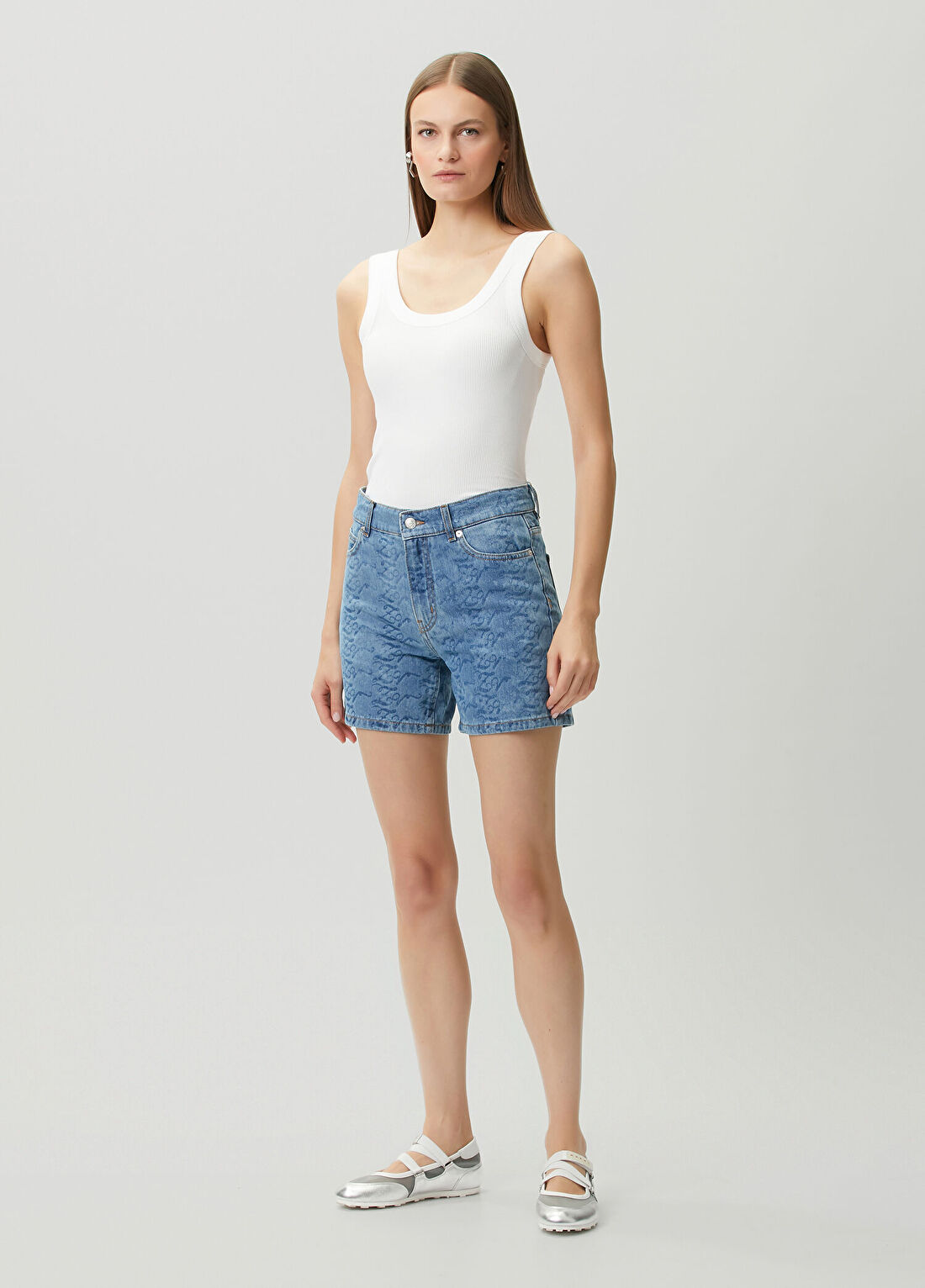 Zadig&Voltaire Sadys Mavi Denim Şort
