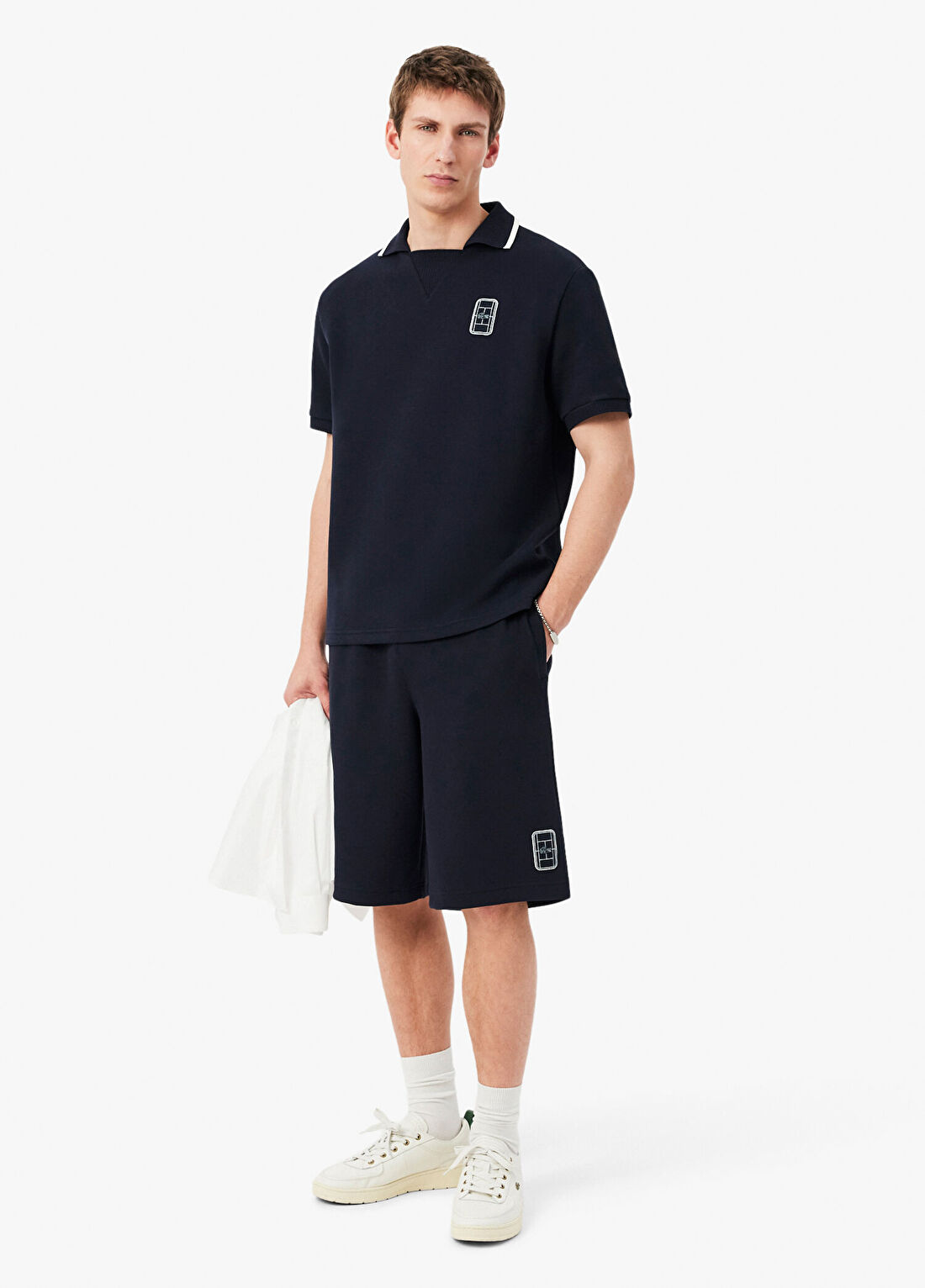 Lacoste Lacivert Relaxed Fit Erkek Şort