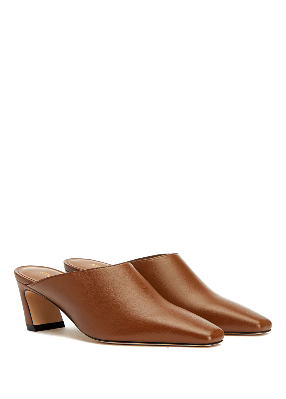 Stuart Weitzman Stassi Taba Kadın Deri Terlik görsel 2