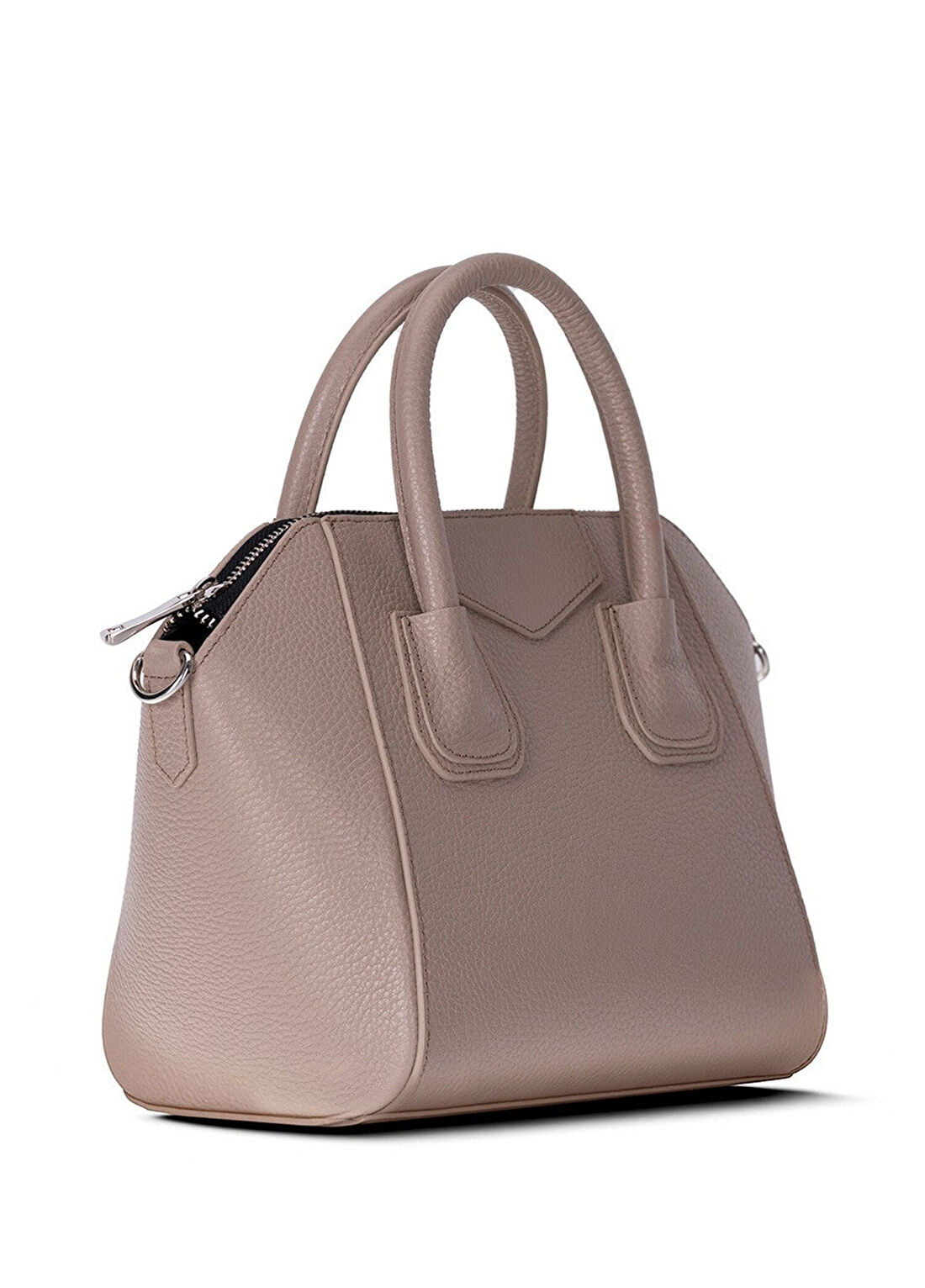 Bloominbag Aria Mink Taupe Vizon Deri Küçük Boy Kadın Omuz Çantası görsel 2