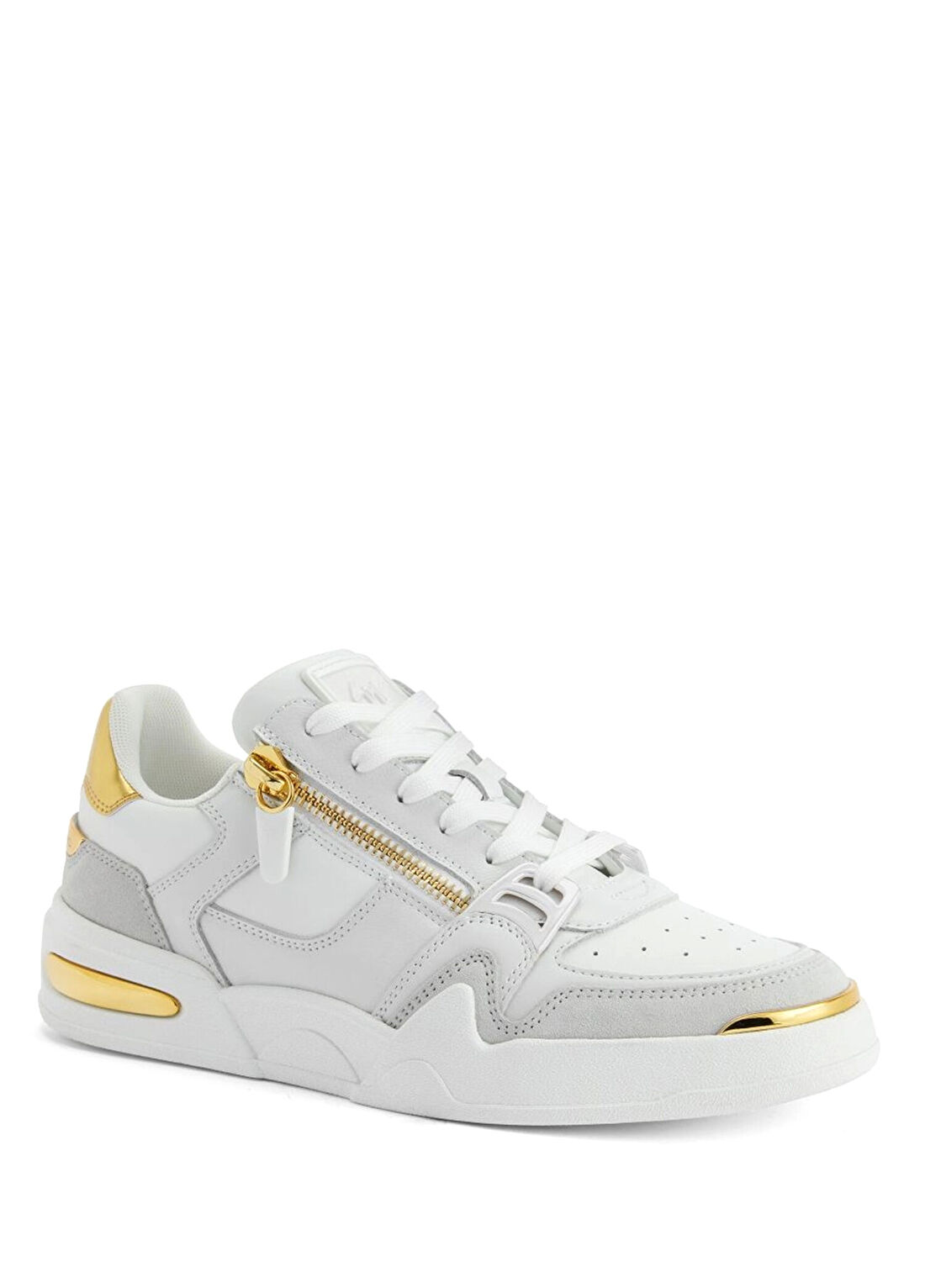 Giuseppe Zanotti Beyaz Erkek Deri Sneaker görsel 2