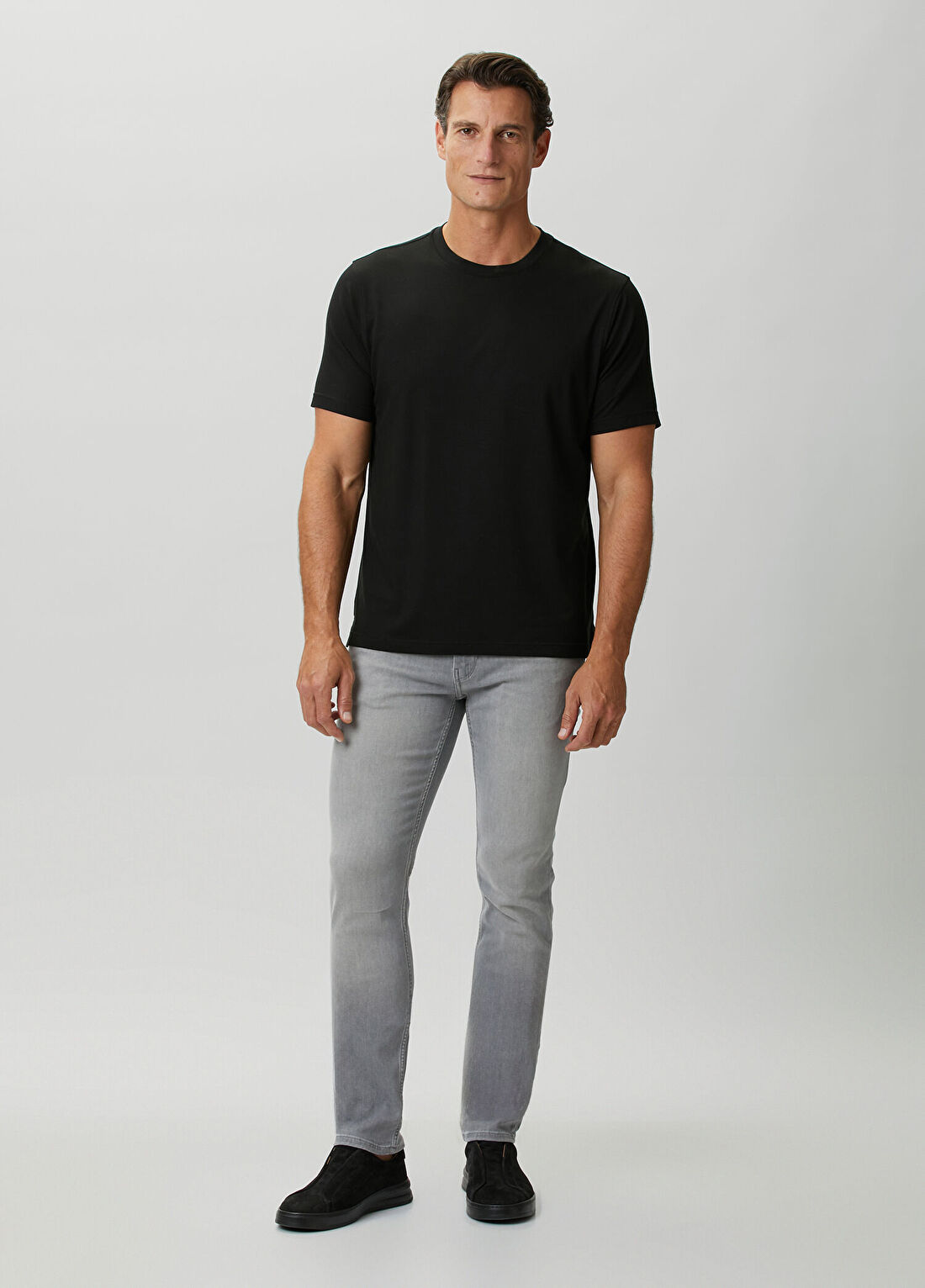 Paige Federal Gri Jean Pantolon