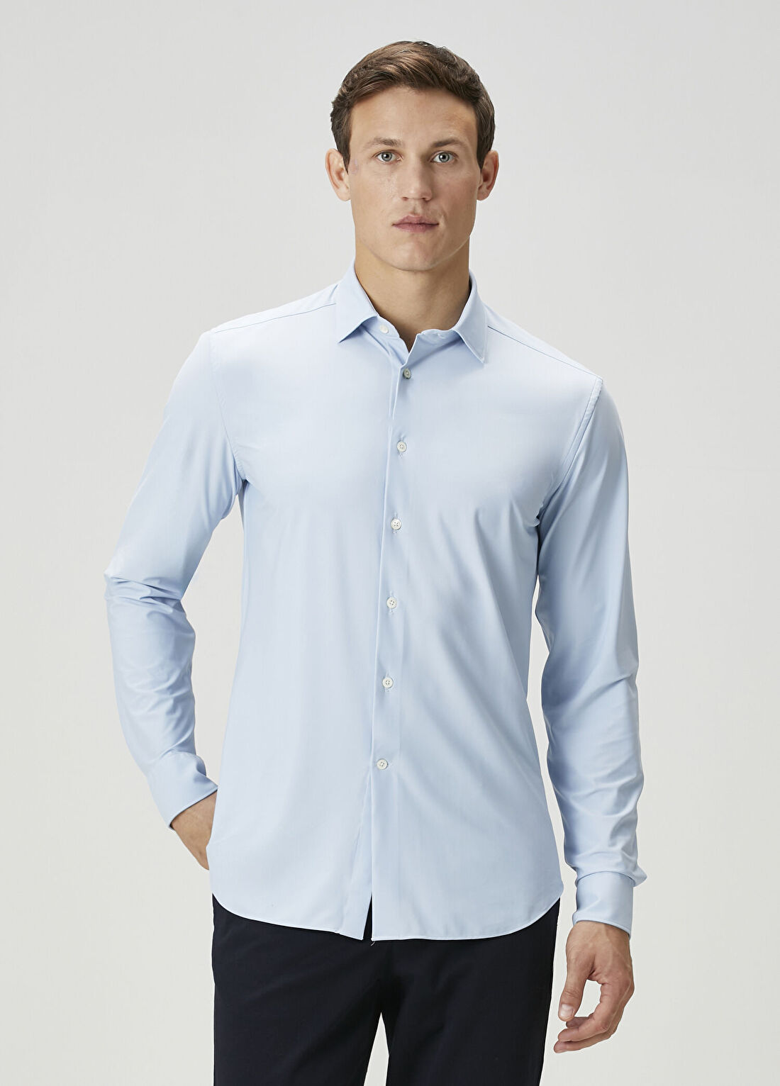 Corneliani Açık Mavi Gömlek