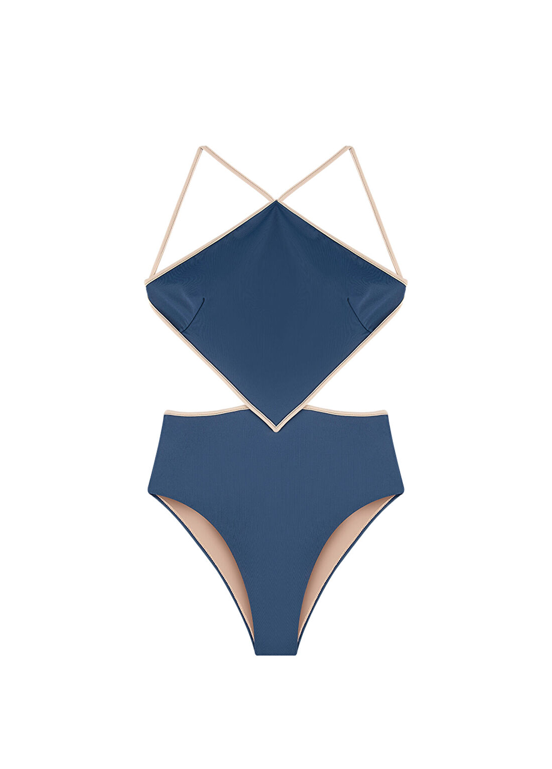 Bia Swimwear Naomi Blue Nova Mavi Kadın Halter Mayo