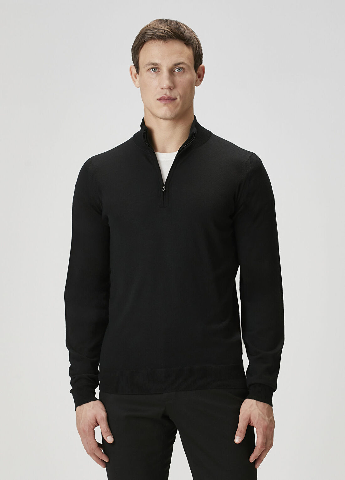 John Smedley Siyah Yün Triko