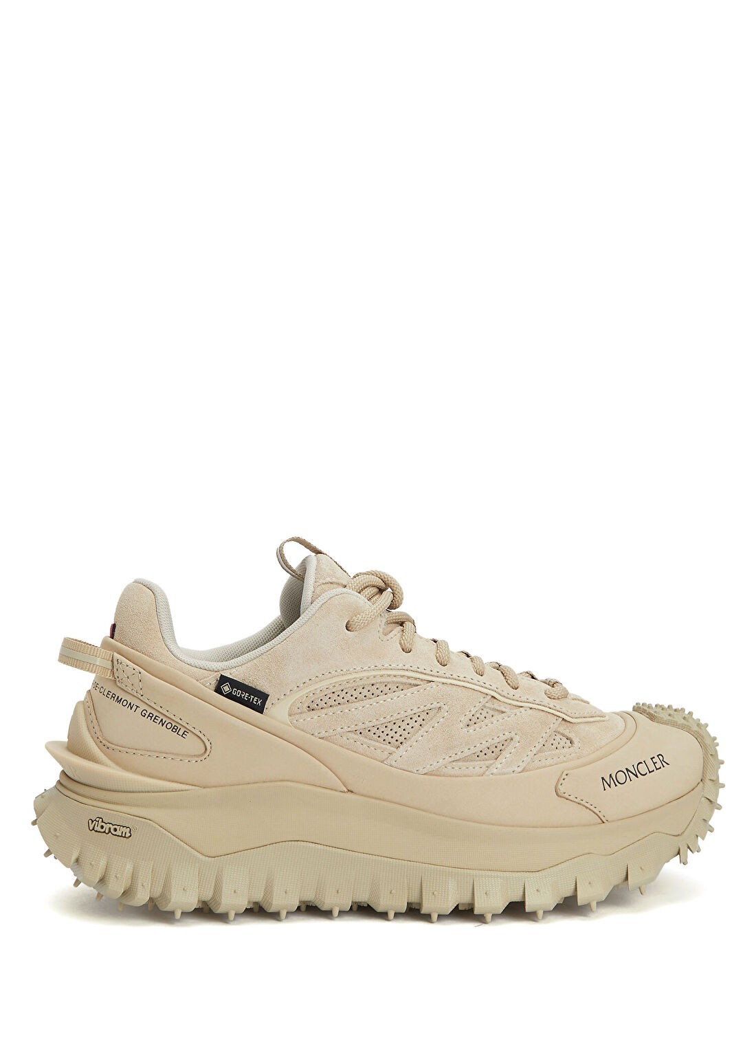Moncler Bej Kadın Deri Sneaker