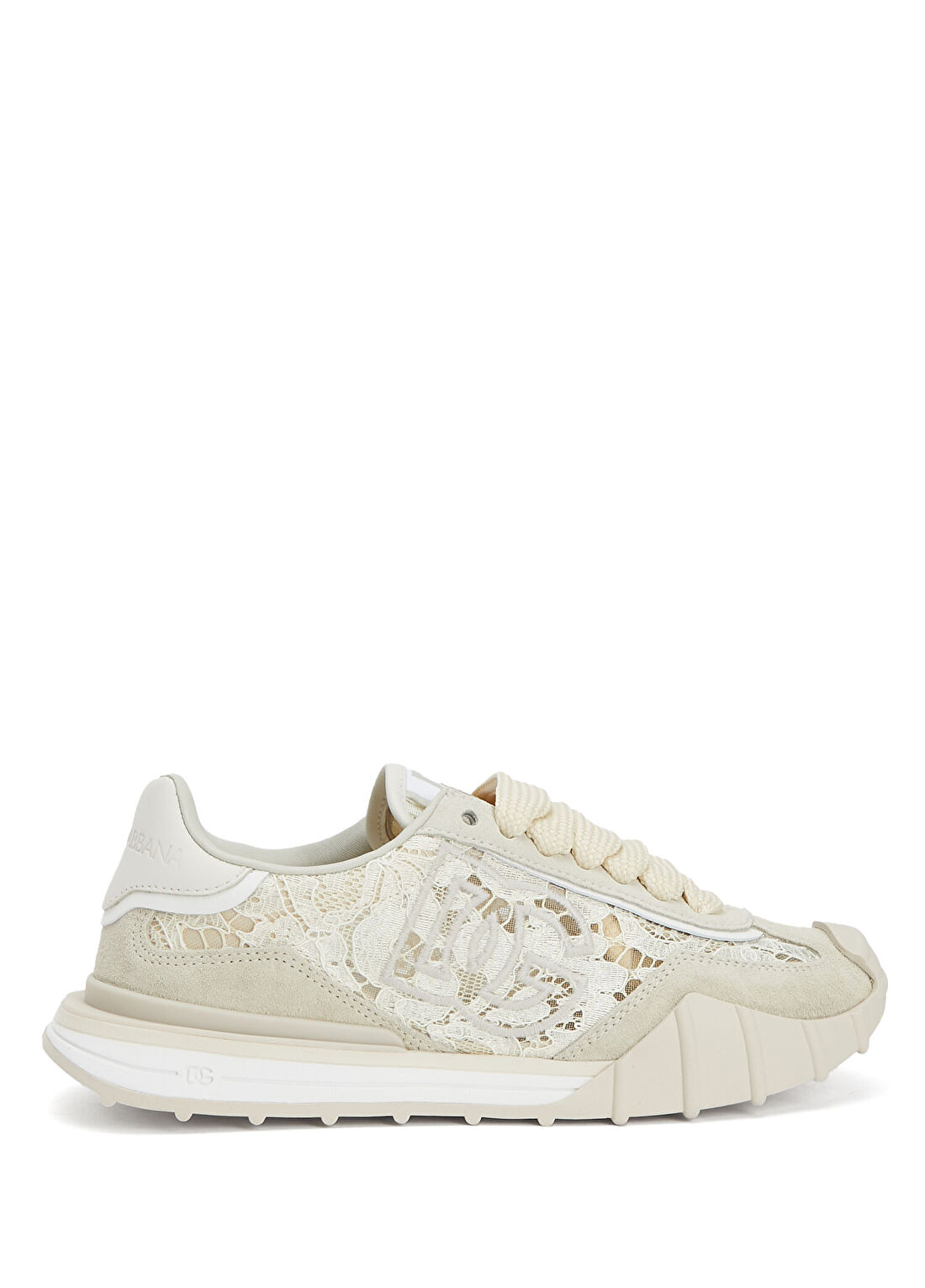 Dolce&Gabbana Athletic Krem Kadın Sneaker