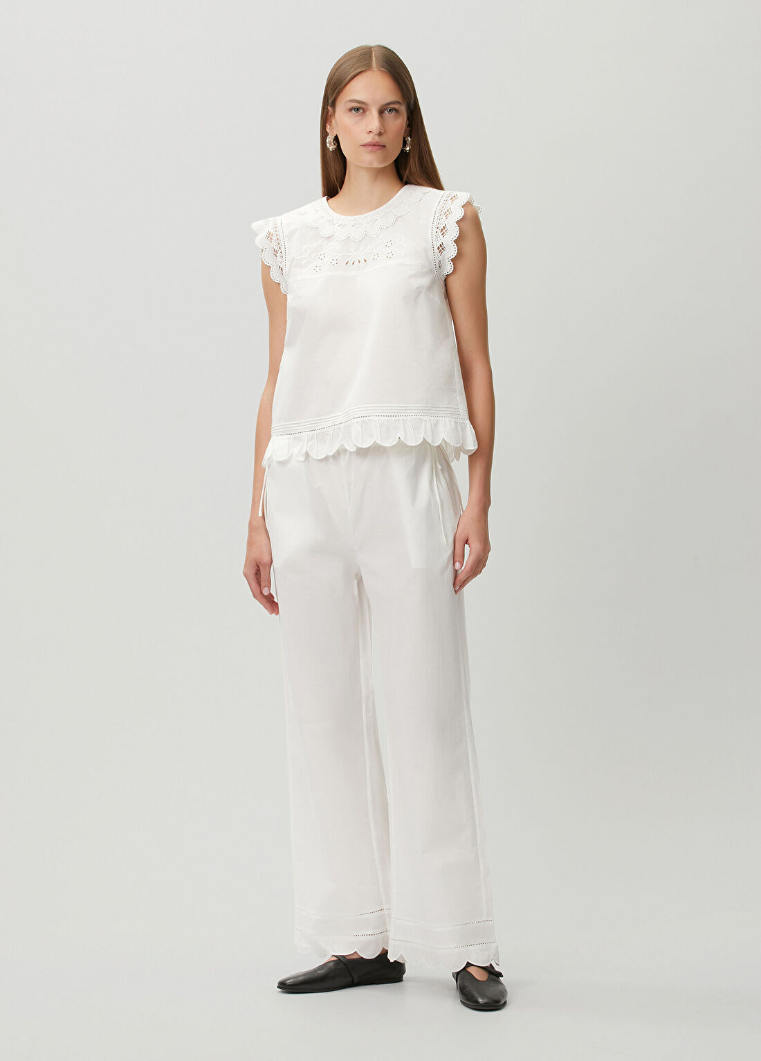 The Garment Kirsten Cloth Beyaz Bluz görsel 2