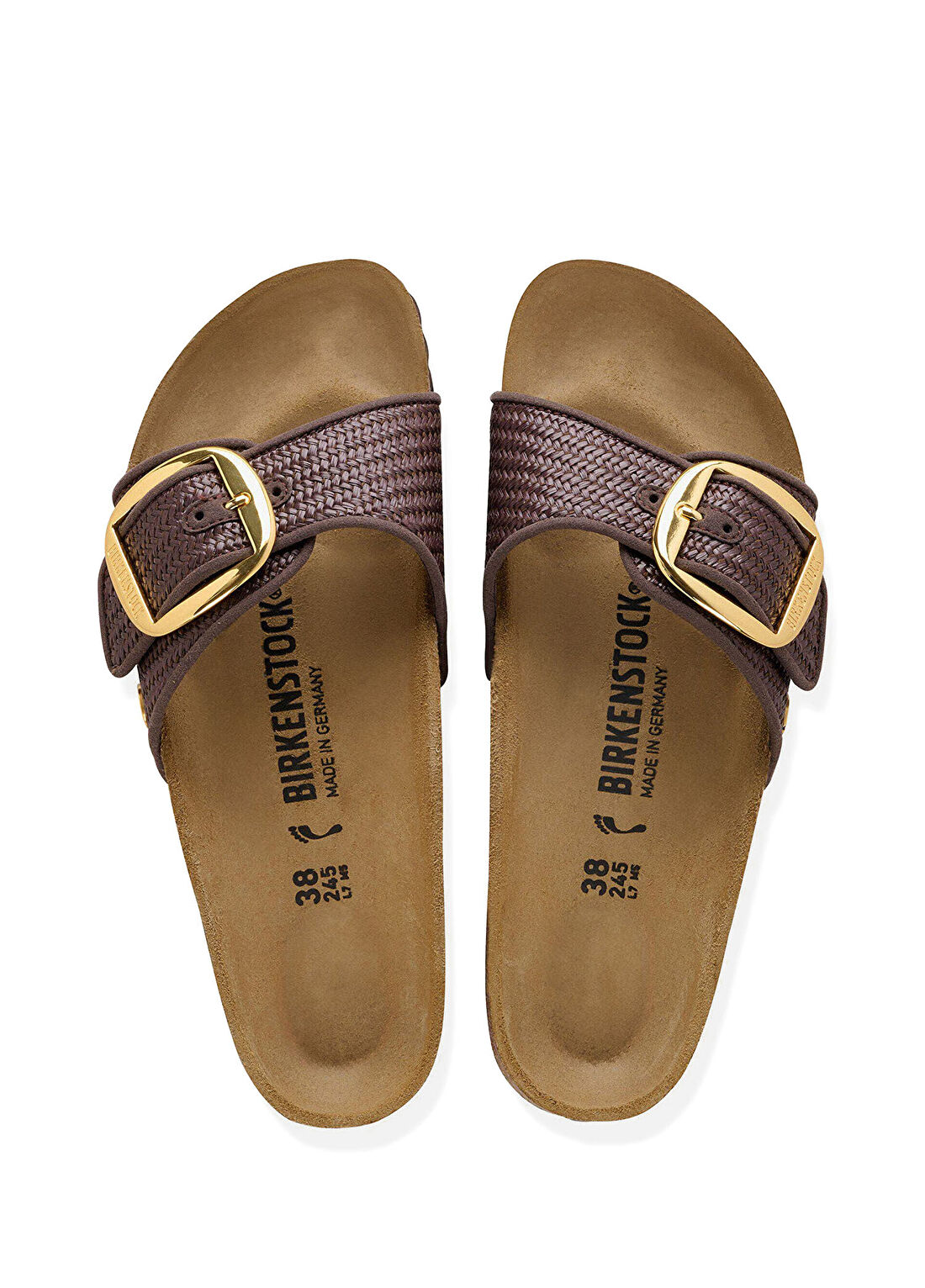 Birkenstock Madrid Koyu Kahverengi Kadın Terlik görsel 3