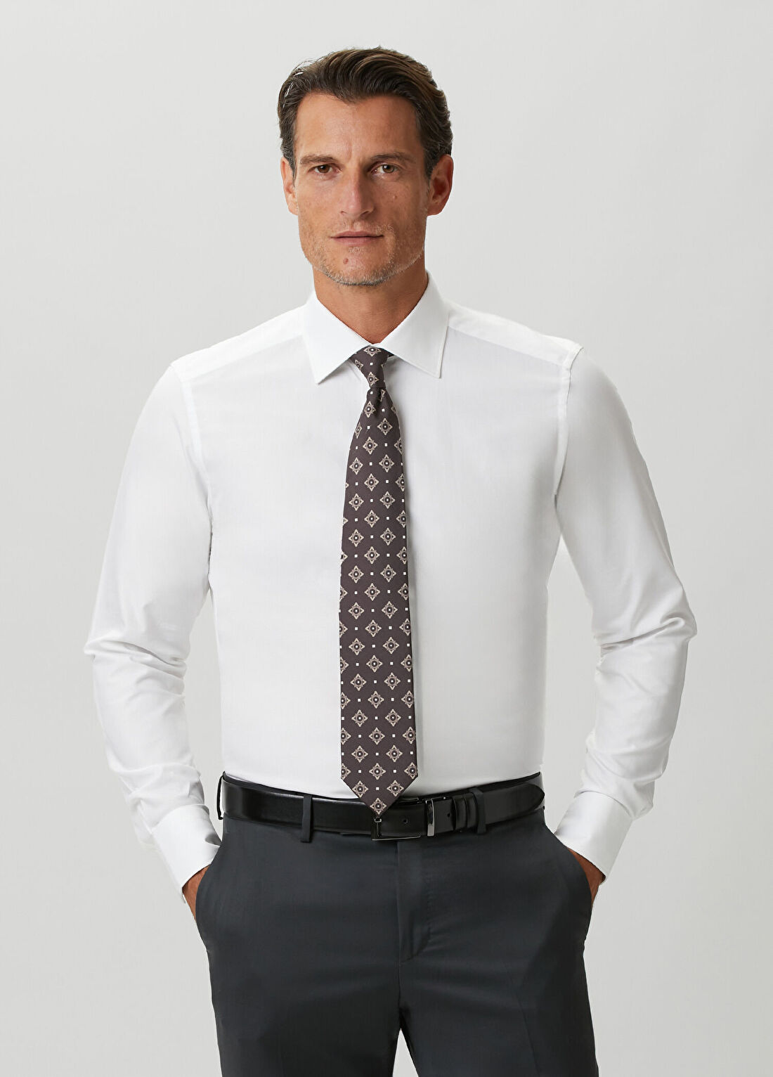 Zegna Beyaz Gömlek