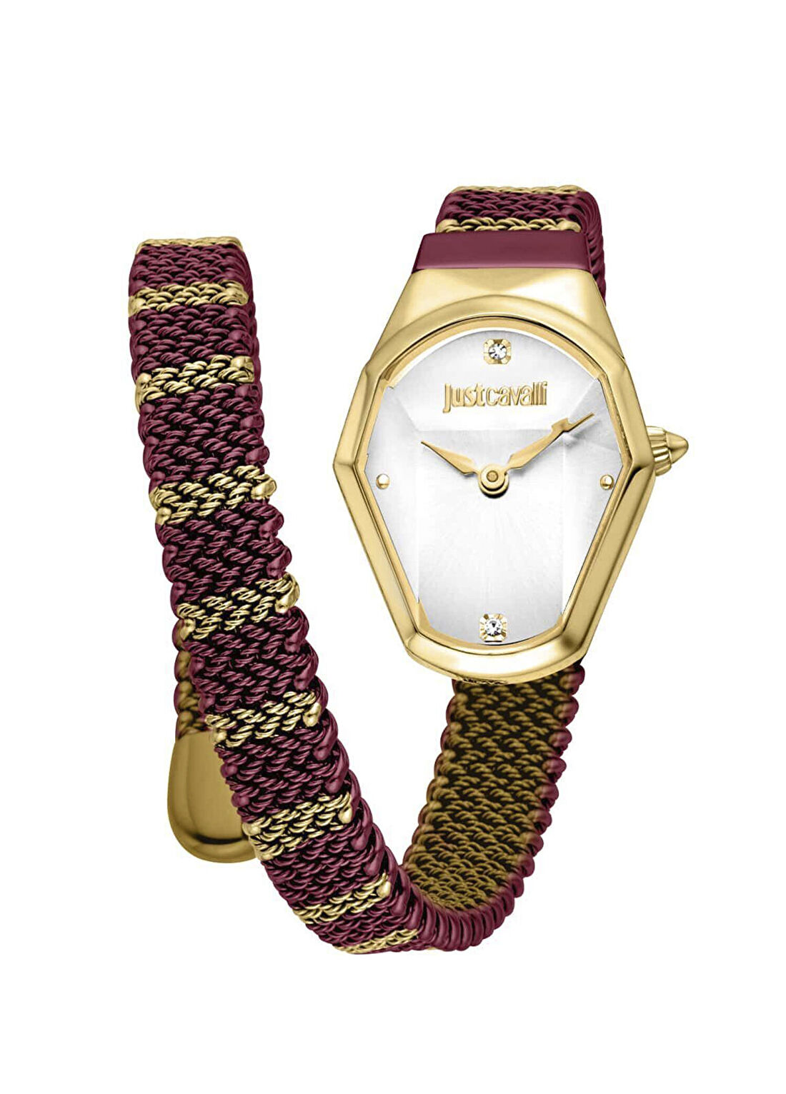 Just Cavalli JC1L455M0085 Altın Rengi Kırmızı Çelik Kadın Kol Saati