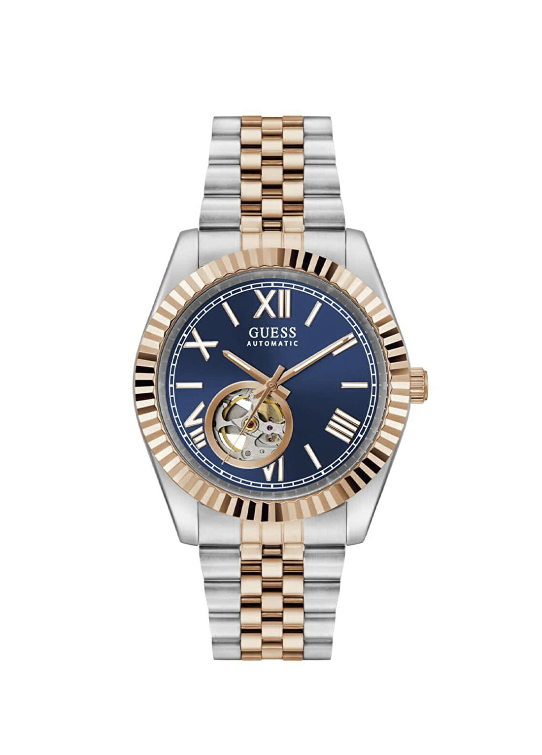 Guess GUGW0984G5 Metalik Gri Rose Gold Çelik Erkek Kol Saati