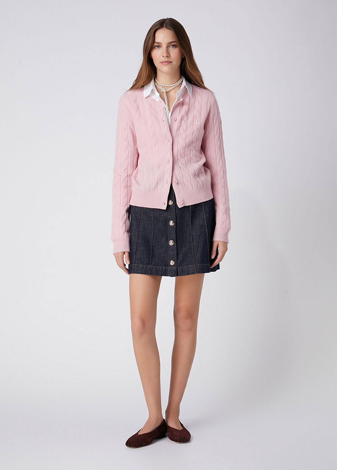 Beymen Club Indigo A Line Mini Denim Etek