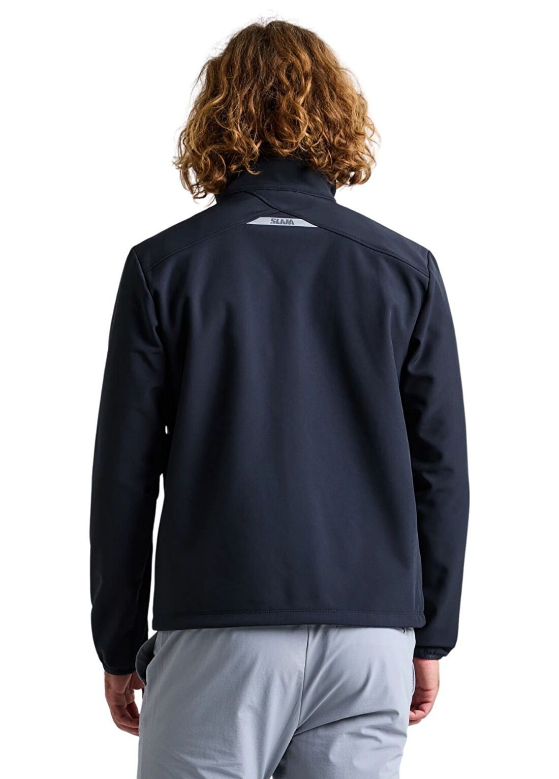 Slam Act Warm Softshell Siyah Erkek Spor Ceket görsel 2