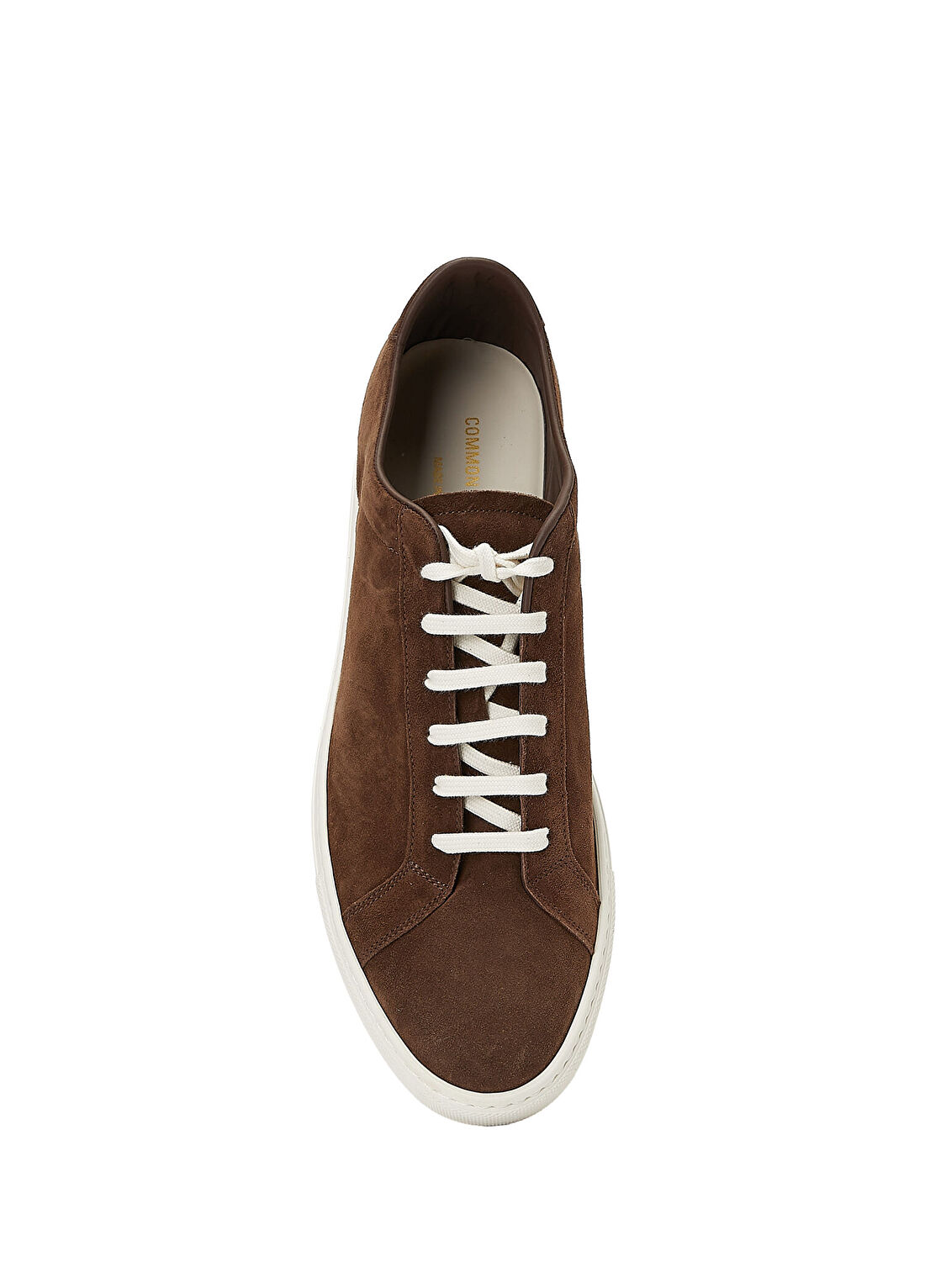 Common Projects Achilles Slim Premium Kahverengi Süet Sneaker görsel 4