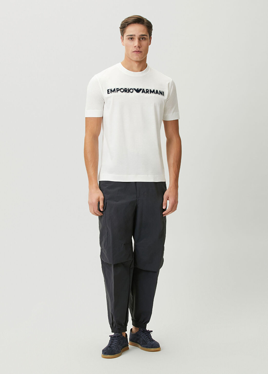 Emporio Armani Lacivert Jogger Kargo Pantolon